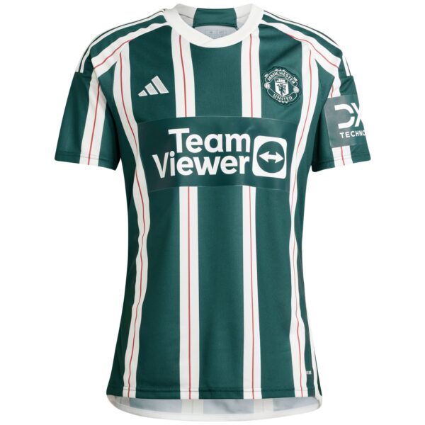 Manchester United Away Shirt 2023-24 with Casemiro 18 printing