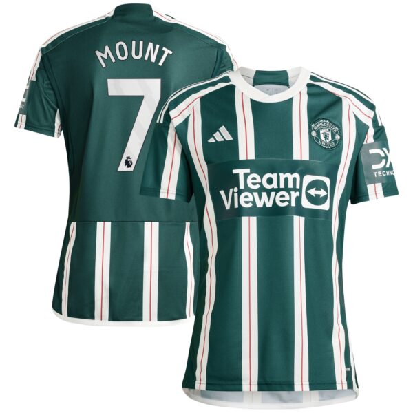 Manchester United Away Shirt 2023-24 With Mount 7 Printing