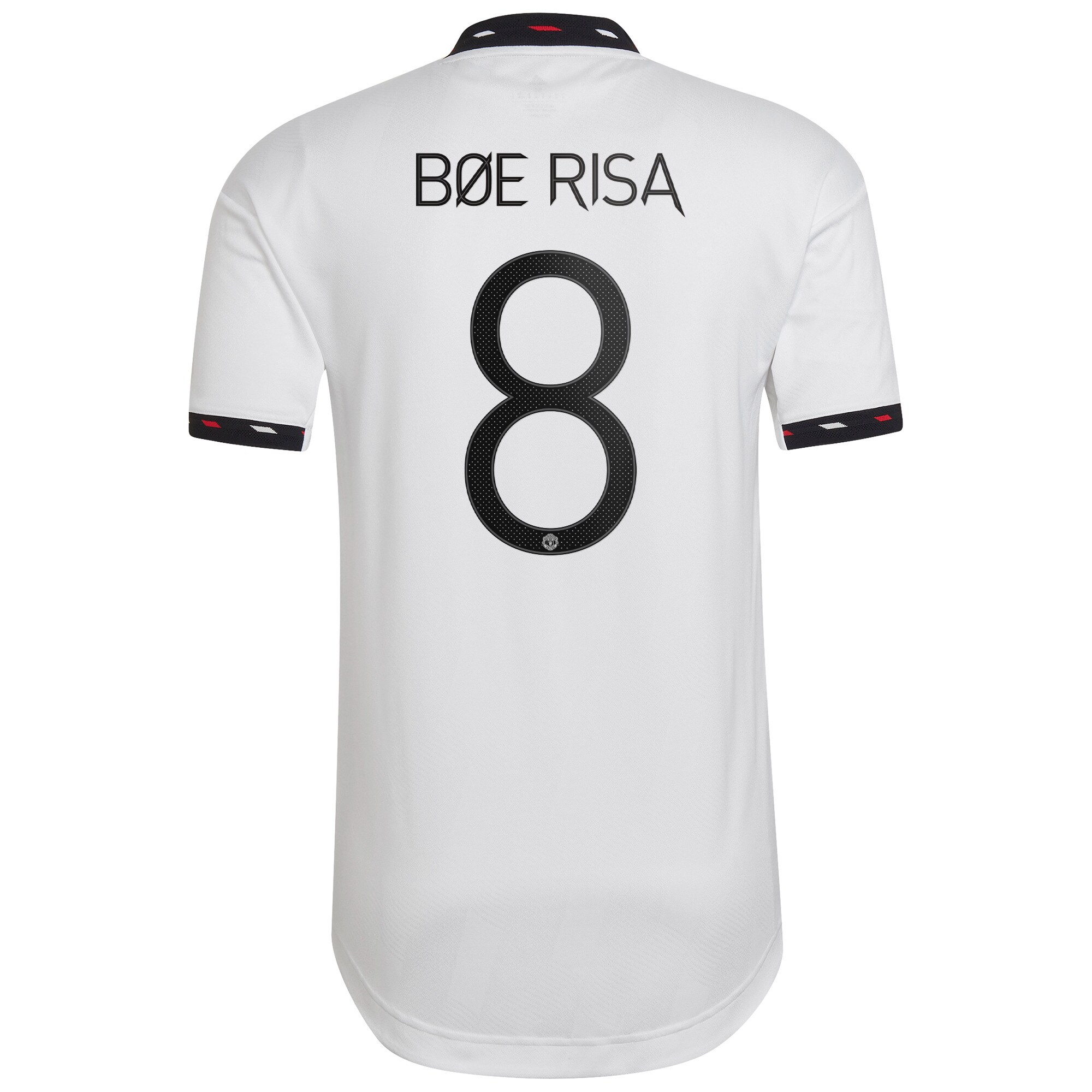 Manchester United Cup Away Authentic Shirt 2022-23 with Bøe Risa 8 printing
