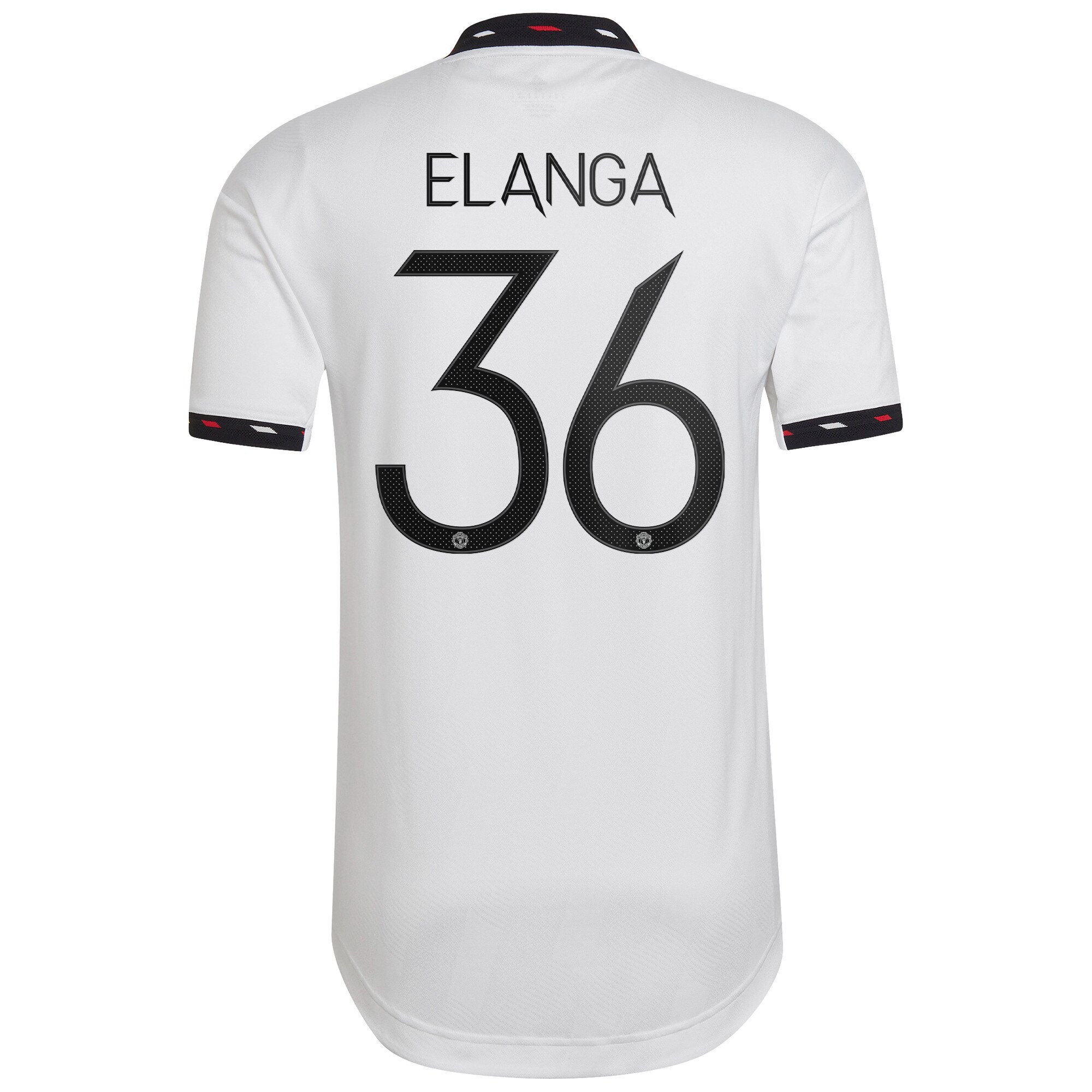 Manchester United Cup Away Authentic Shirt 2022-23 with Elanga 36 printing