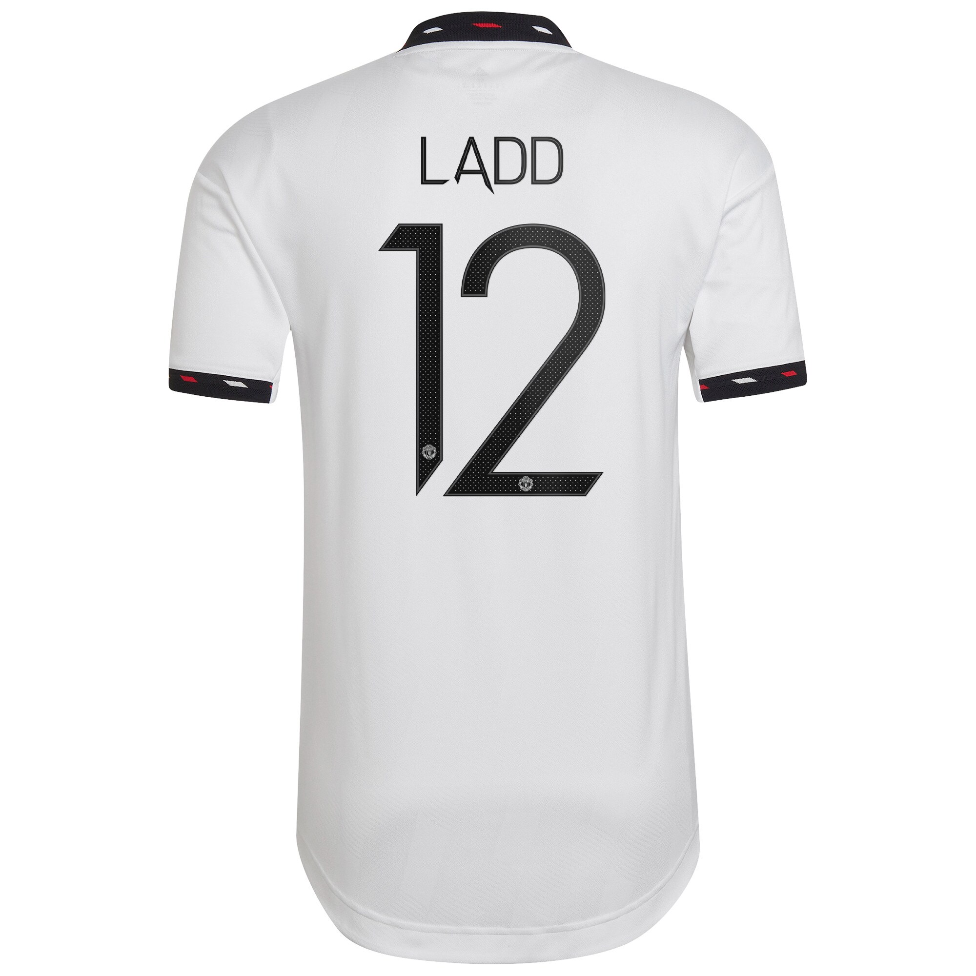Manchester United Cup Away Authentic Shirt 2022-23 with Ladd 12 printing