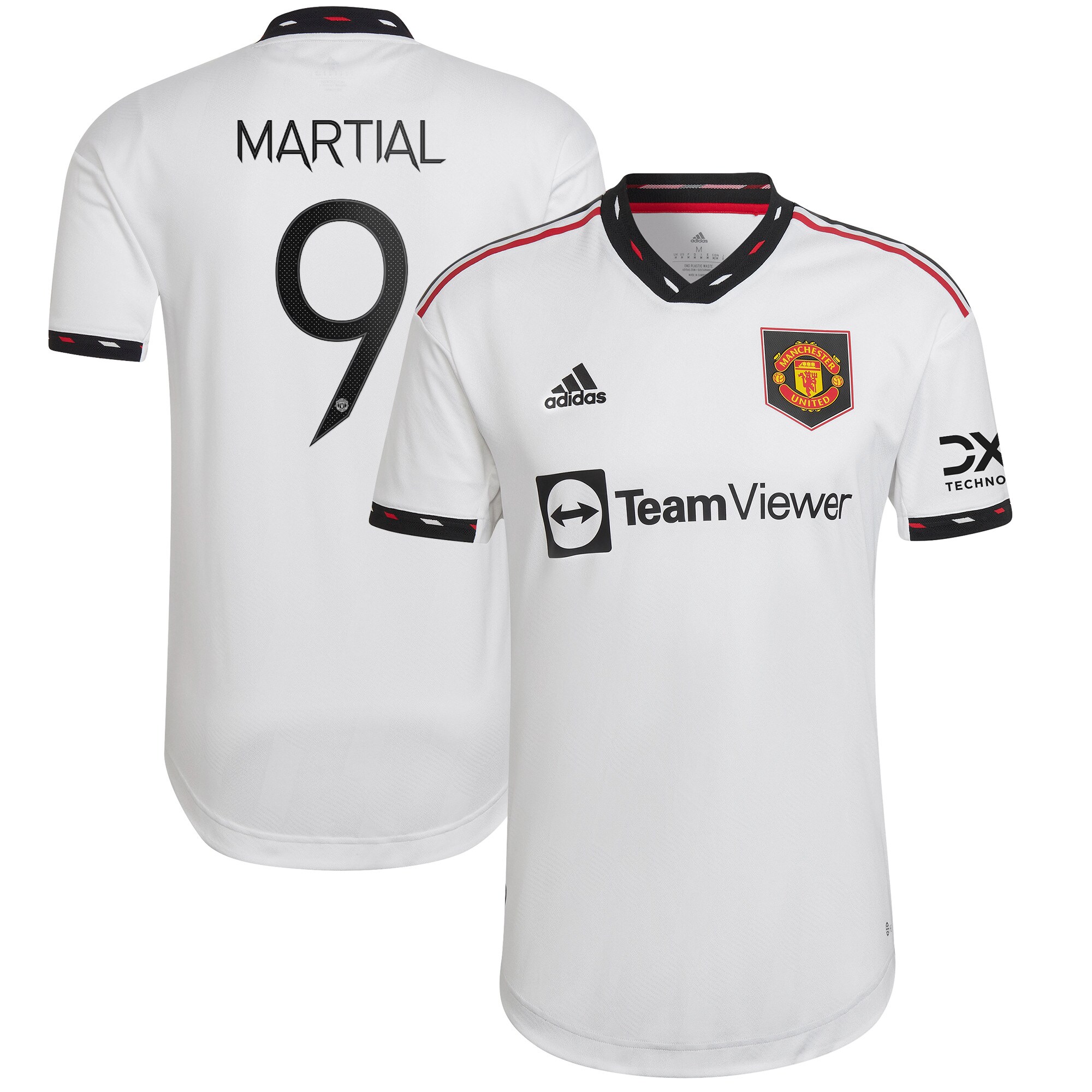 Manchester United Cup Away Authentic Shirt 2022-23 with Martial 9 printing