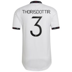 Manchester United Cup Away Authentic Shirt 2022-23 with Thorisdottir 3 printing