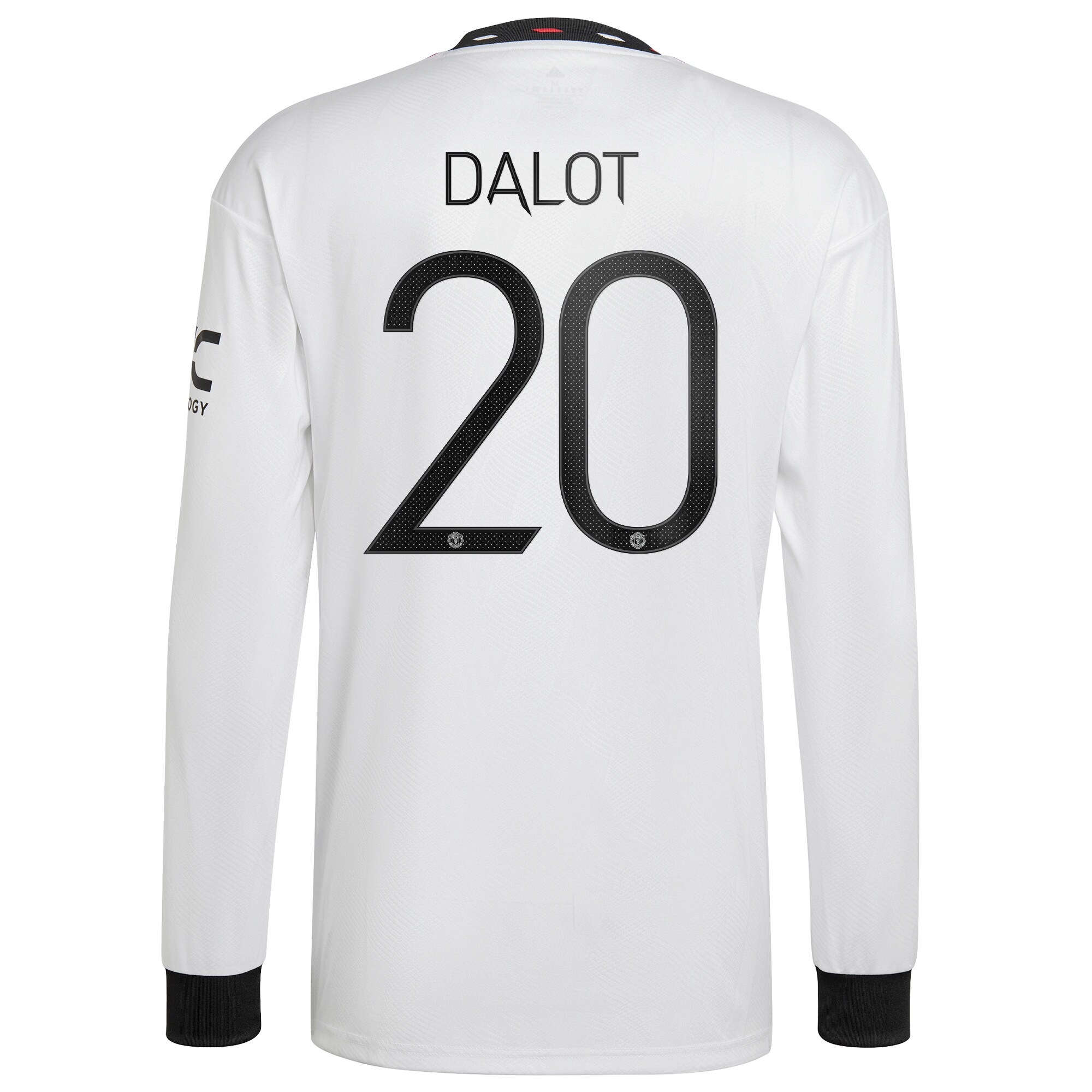 Manchester United Cup Away Shirt 2022-23 - Long Sleeve with Dalot 20 printing
