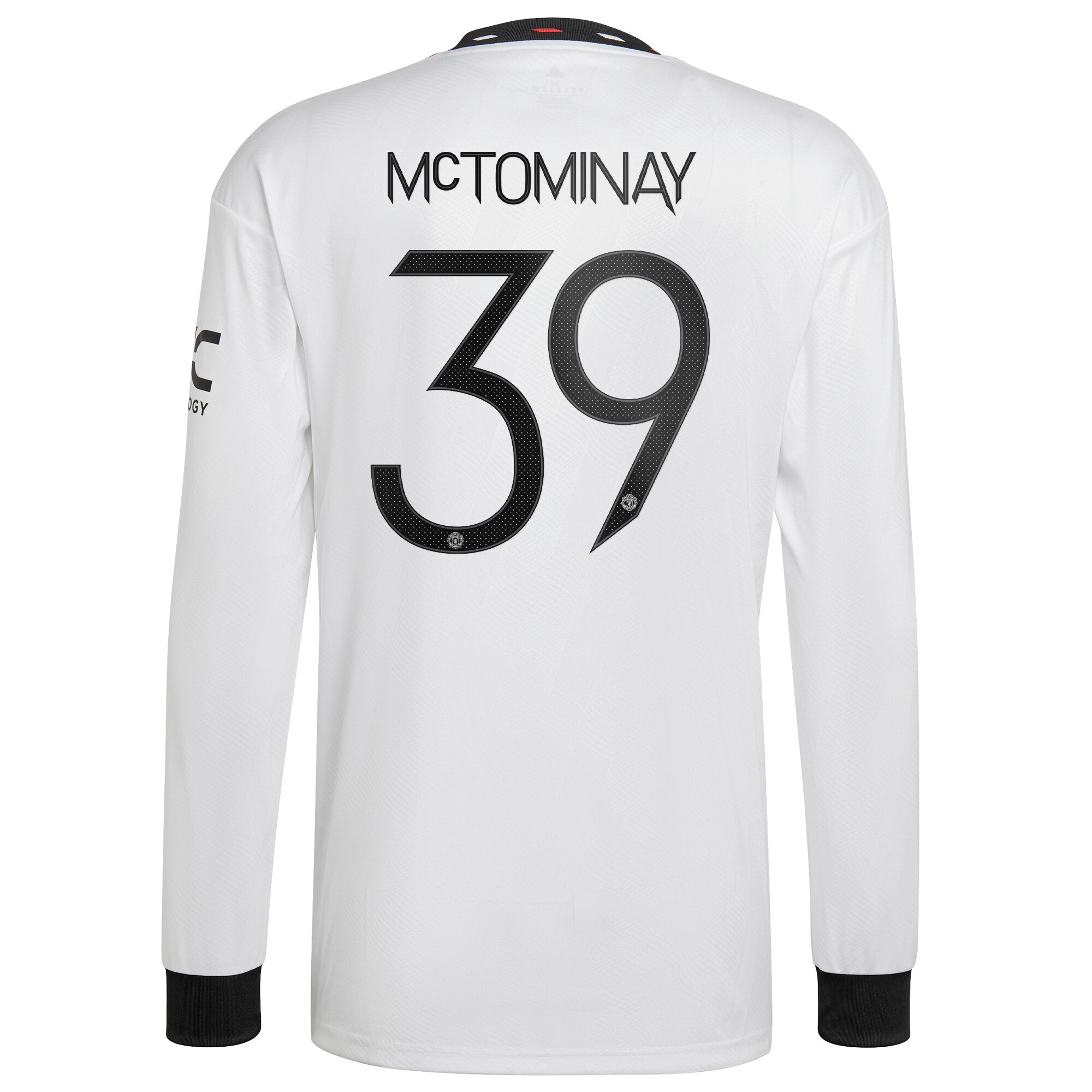Manchester United Cup Away Shirt 2022-23 - Long Sleeve with McTominay 39 printing