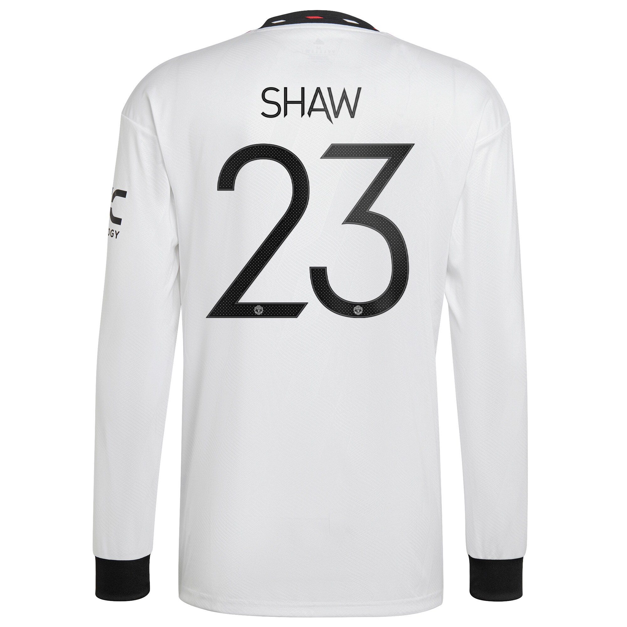 Manchester United Cup Away Shirt 2022-23 - Long Sleeve with Shaw 23 printing