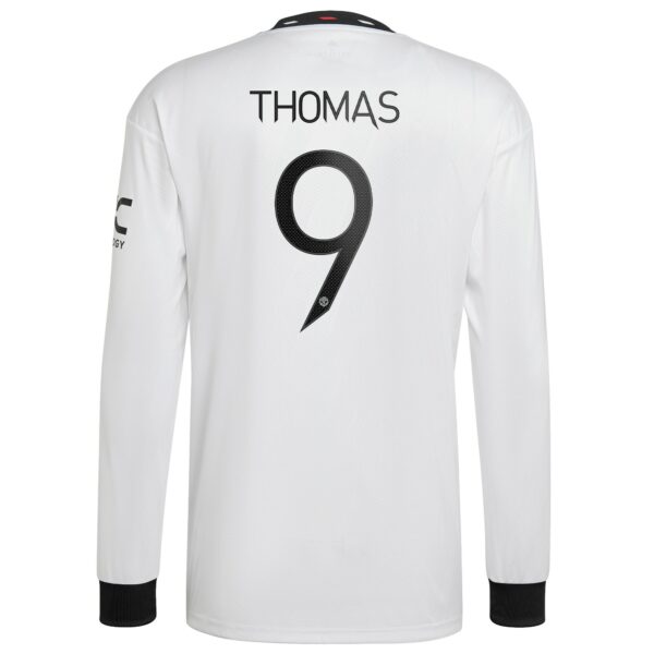 Manchester United Cup Away Shirt 2022-23 - Long Sleeve with Thomas 9 printing