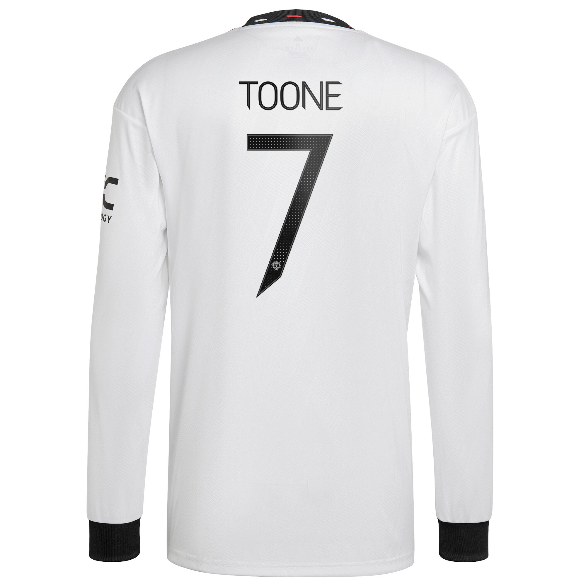 Manchester United Cup Away Shirt 2022-23 - Long Sleeve with Toone 7 printing
