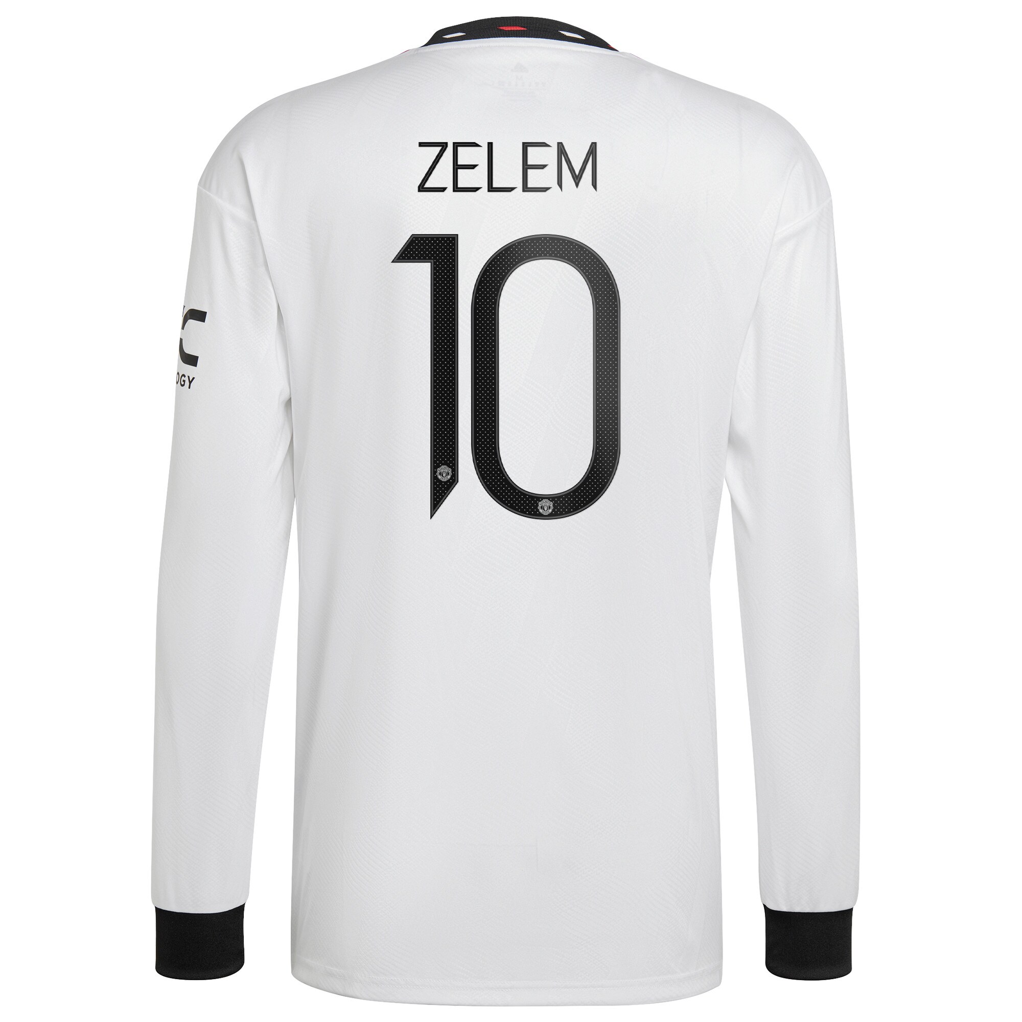 Manchester United Cup Away Shirt 2022-23 - Long Sleeve with Zelem 10 printing