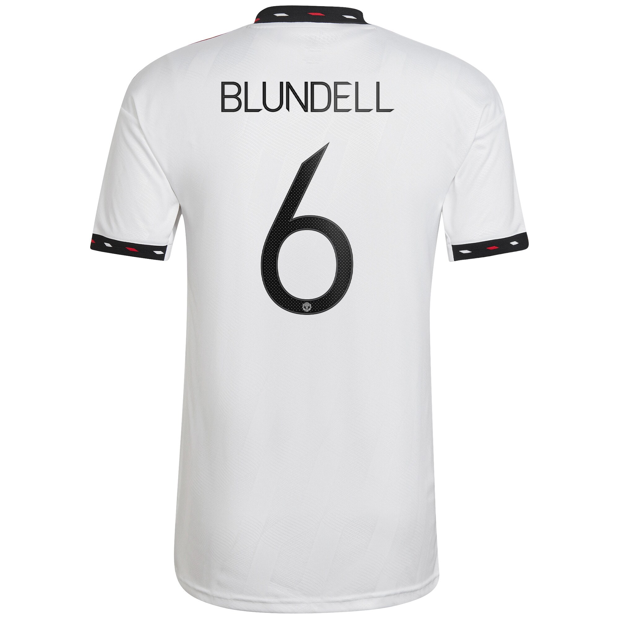 Manchester United Cup Away Shirt 2022-23 with Blundell 6 printing