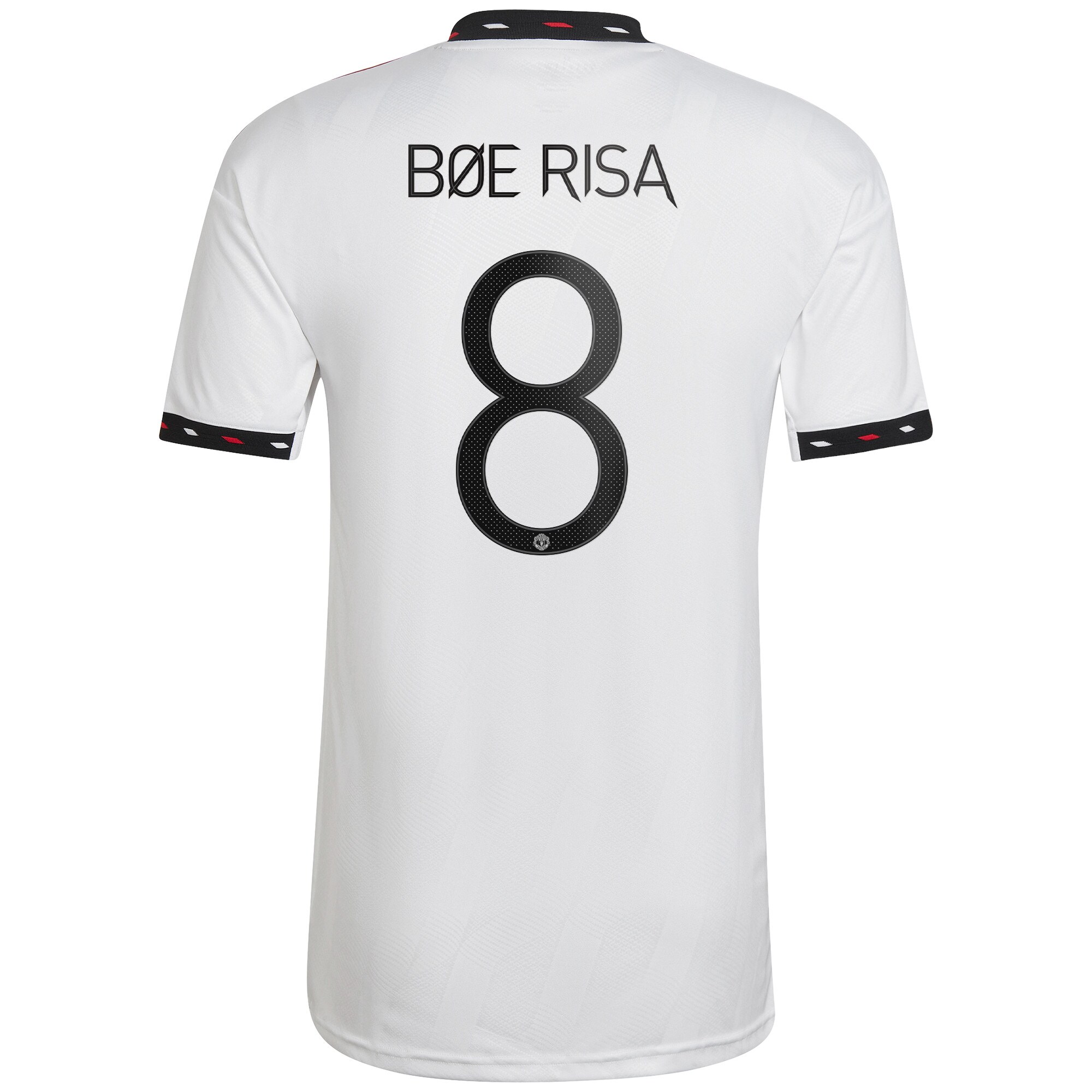 Manchester United Cup Away Shirt 2022-23 with Bøe Risa 8 printing