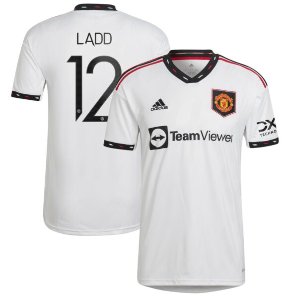 Manchester United Cup Away Shirt 2022-23 with Ladd 12 printing
