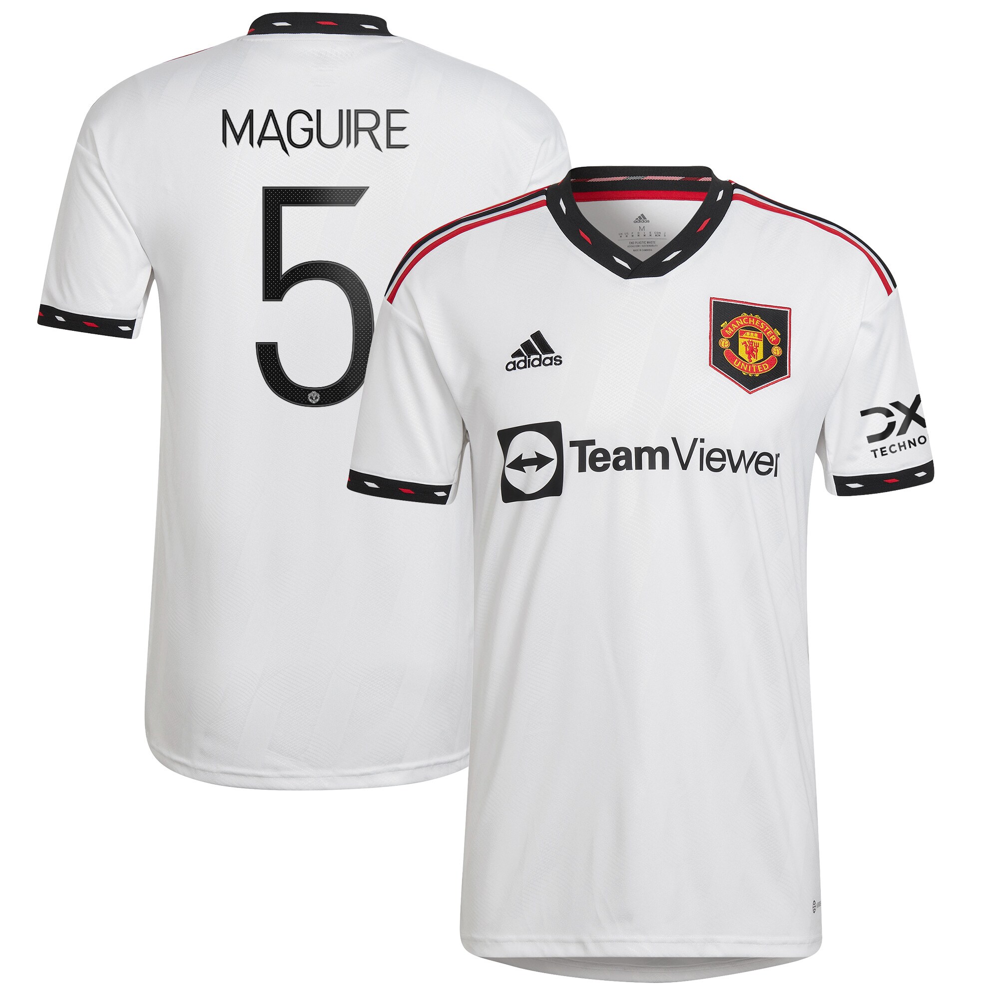 Manchester United Cup Away Shirt 2022-23 with Maguire 5 printing