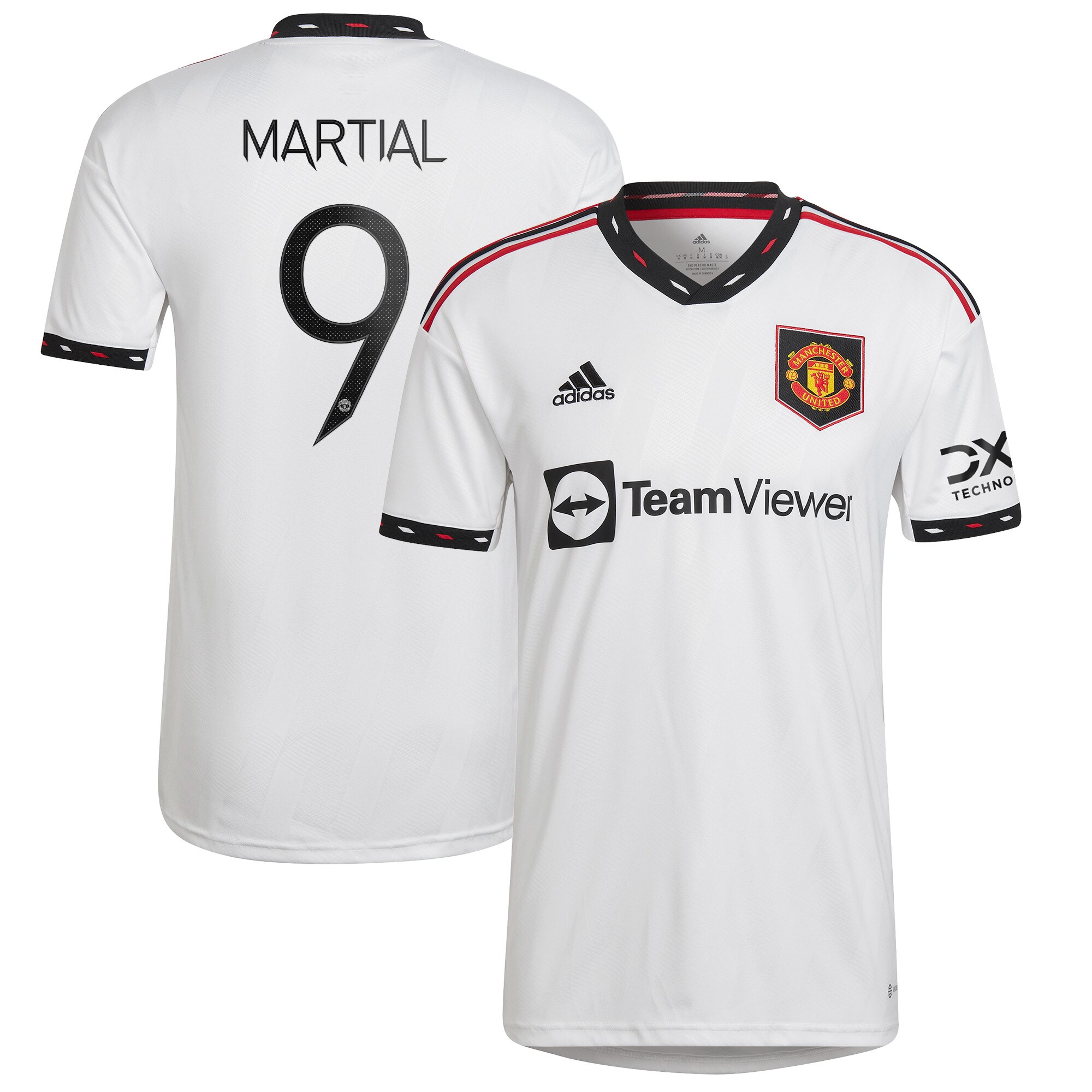 Manchester United Cup Away Shirt 2022-23 with Martial 9 printing