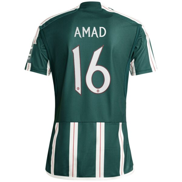 Manchester United Cup Away Shirt 2023-24 With Amad 16 Printing