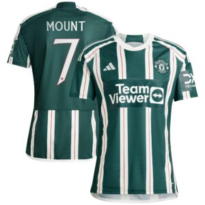 Manchester United Cup Away Shirt 2023-24 With Mount 7 Printing