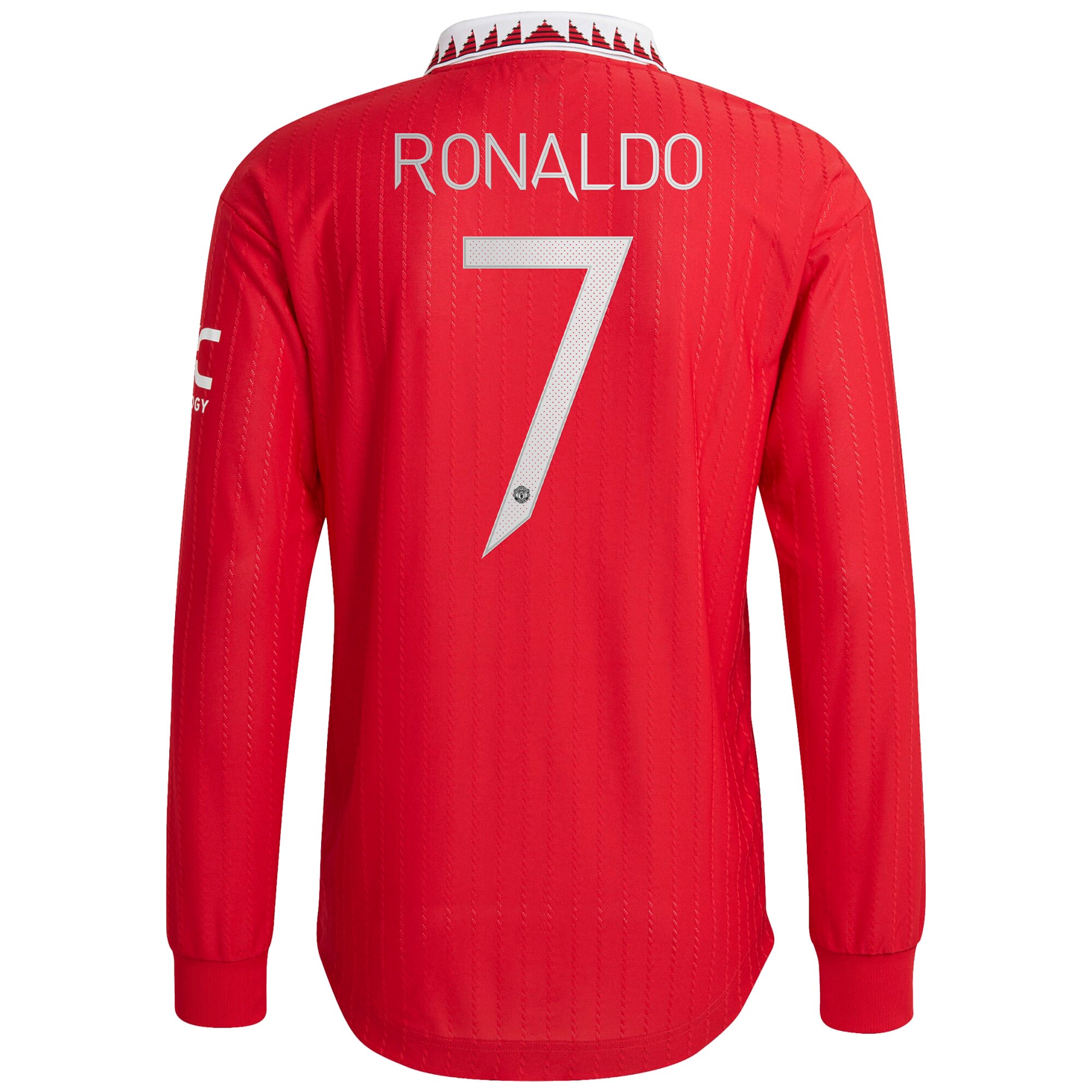 Manchester United Cup Home Authentic Shirt 2022-23 - Long Sleeve with Ronaldo 7 printing