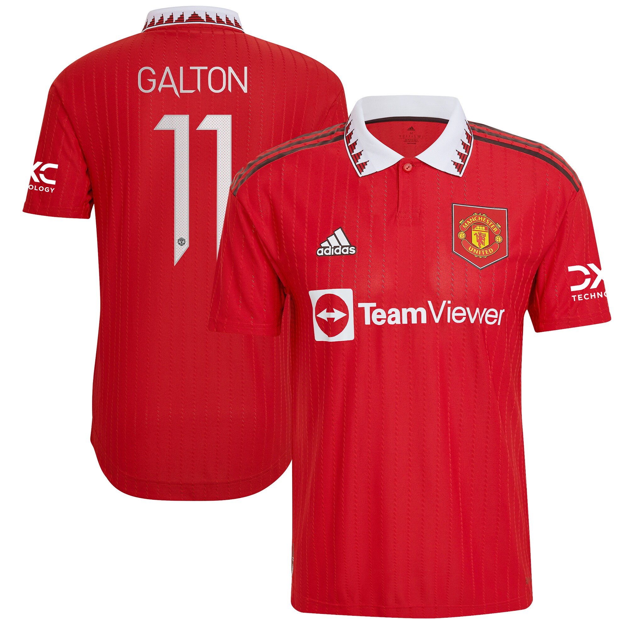 Manchester United Cup Home Authentic Shirt 2022-23 with Galton 11 printing
