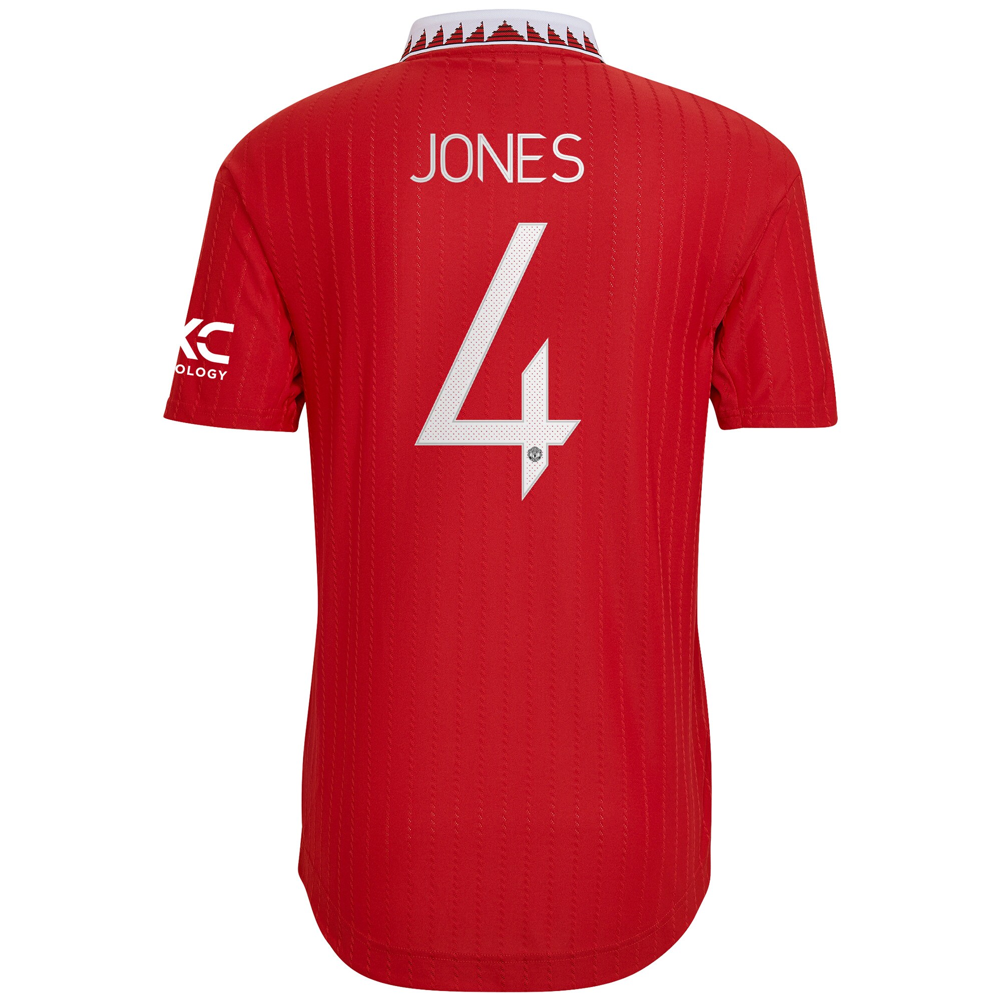 Manchester United Cup Home Authentic Shirt 2022-23 with Jones 4 printing
