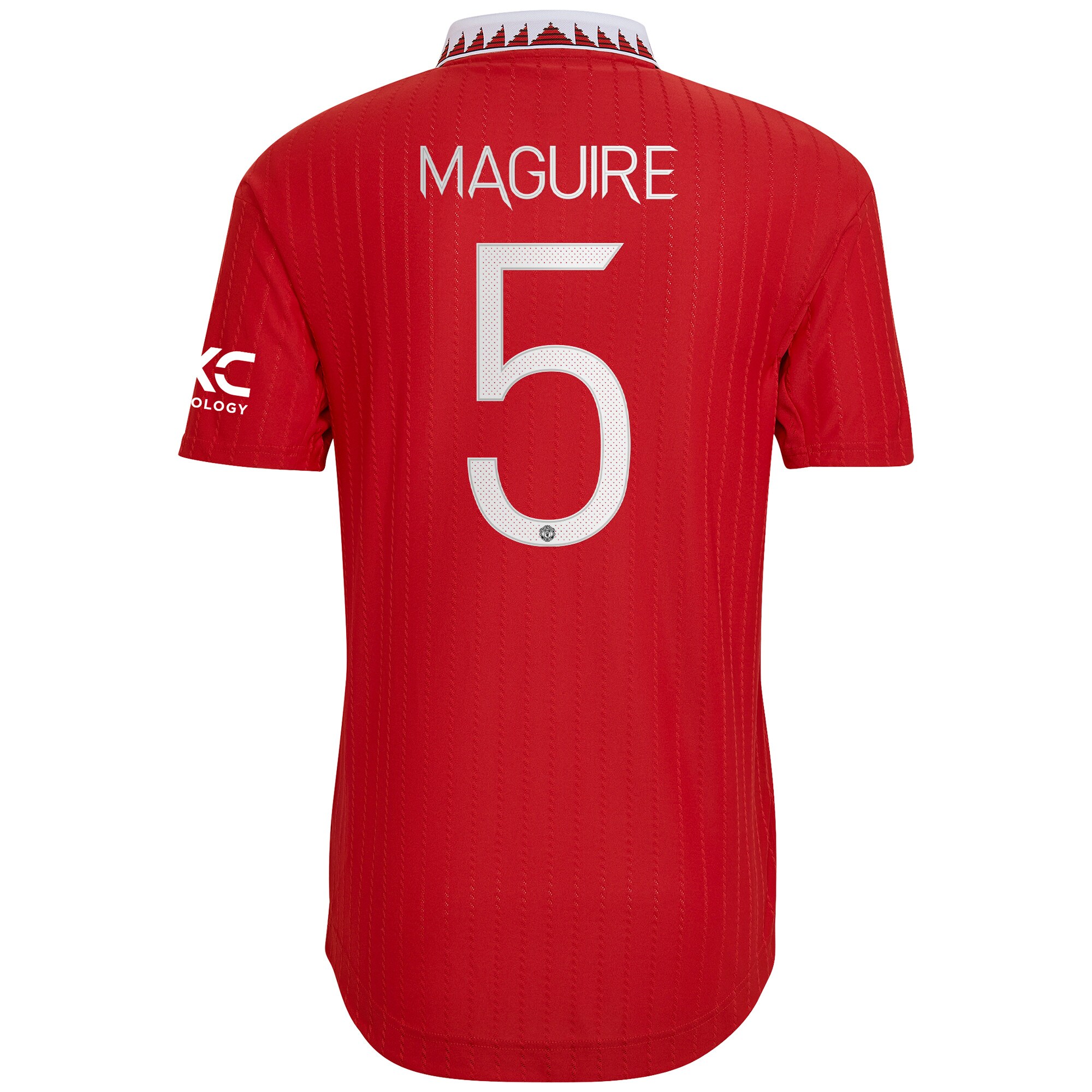 Manchester United Cup Home Authentic Shirt 2022-23 with Maguire 5 printing