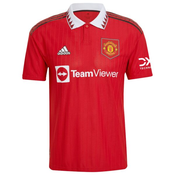 Manchester United Cup Home Authentic Shirt 2022-23 with Zelem 10 printing