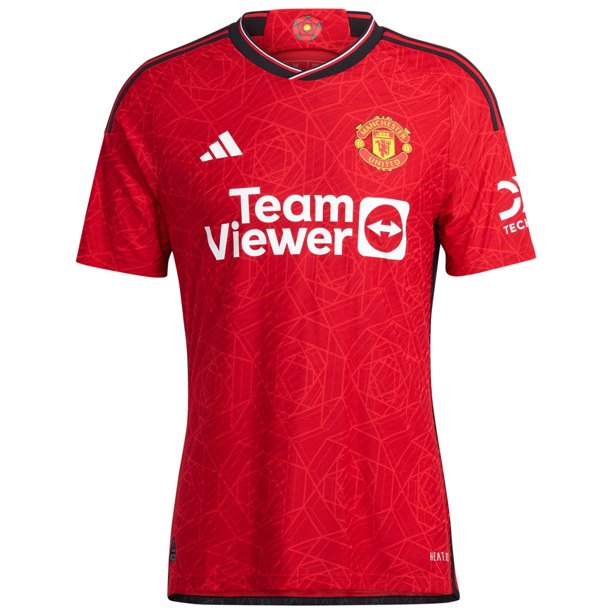 Manchester United Cup Home Authentic Shirt 2023-24 with Amrabat 4 printing