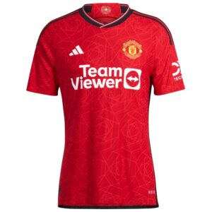 Manchester United Cup Home Authentic Shirt 2023-24 with B.Fernandes 8 printing