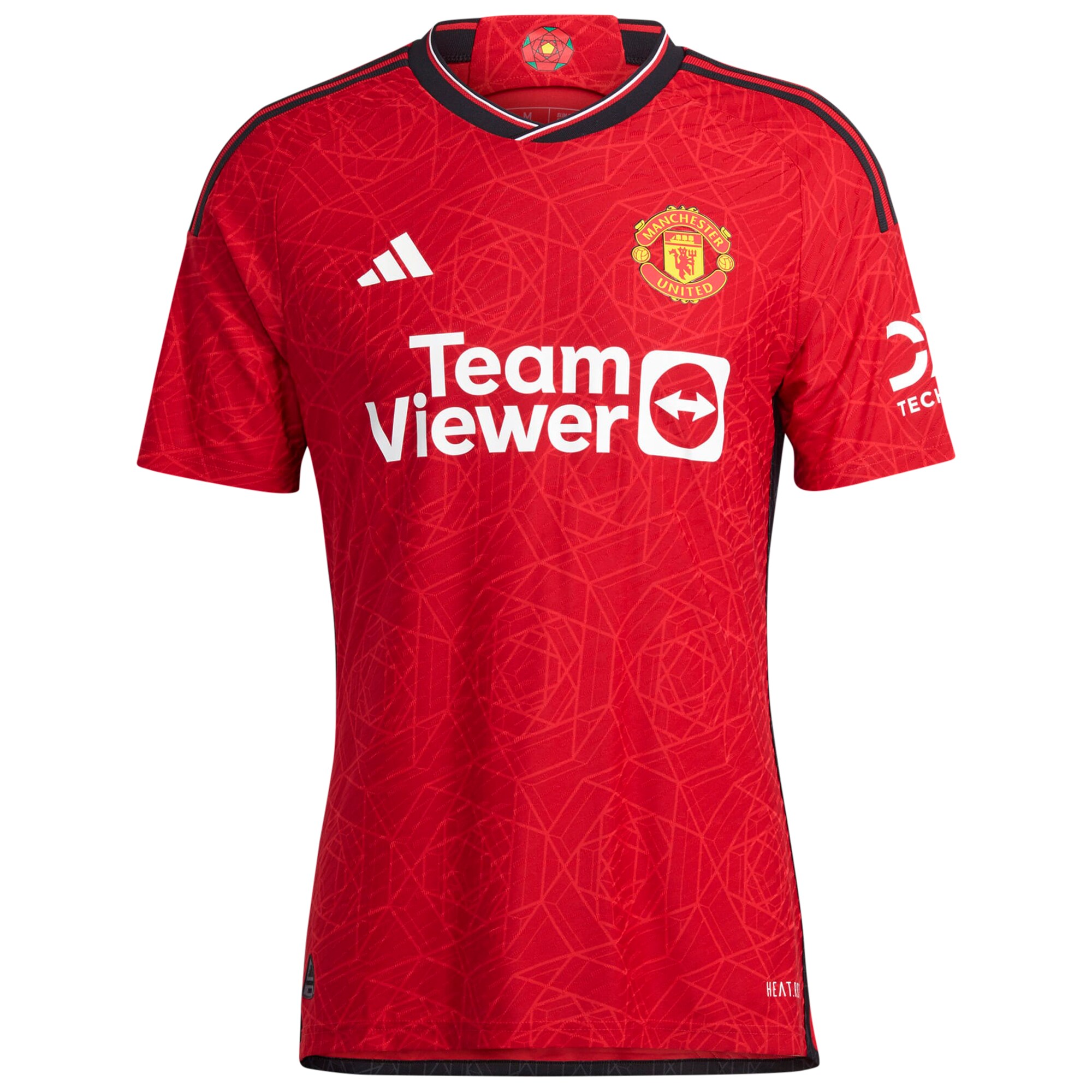 Manchester United Cup Home Authentic Shirt 2023-24 with Fred 17 printing