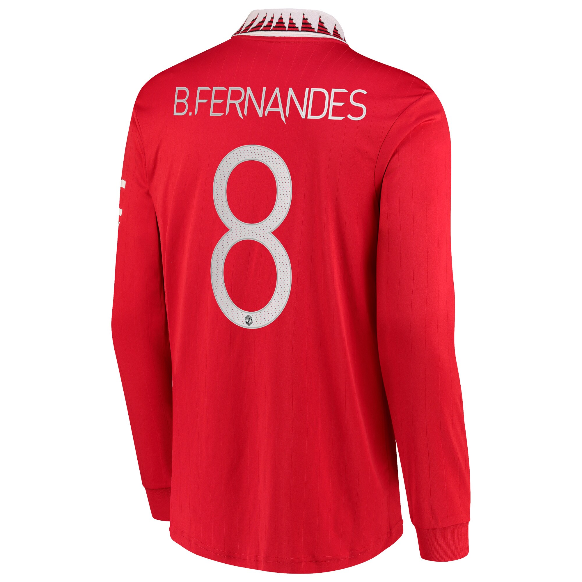 Manchester United Cup Home Shirt 2022-23 - Long Sleeve with B.Fernandes 8 printing