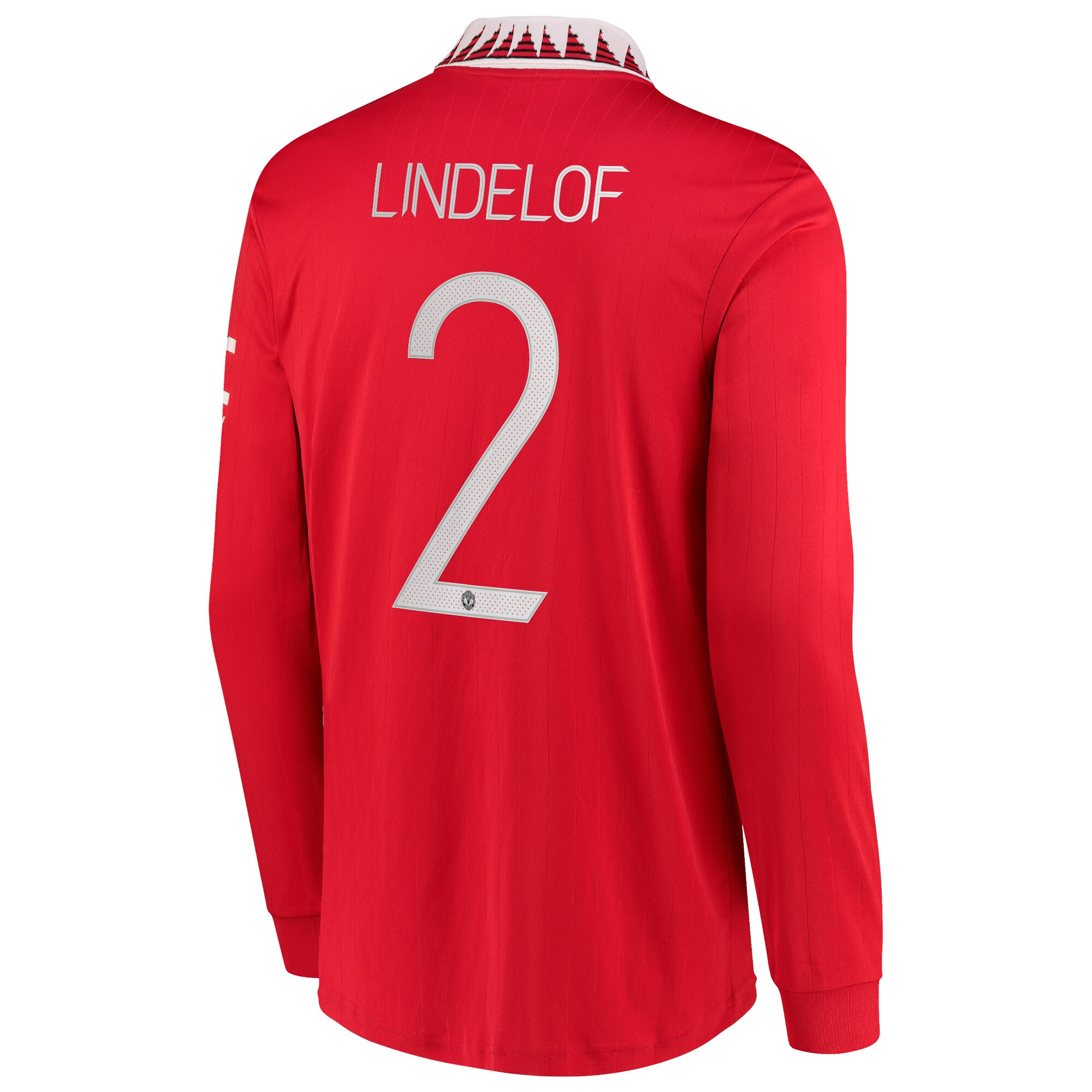 Manchester United Cup Home Shirt 2022-23 - Long Sleeve with Lindelof 2 printing