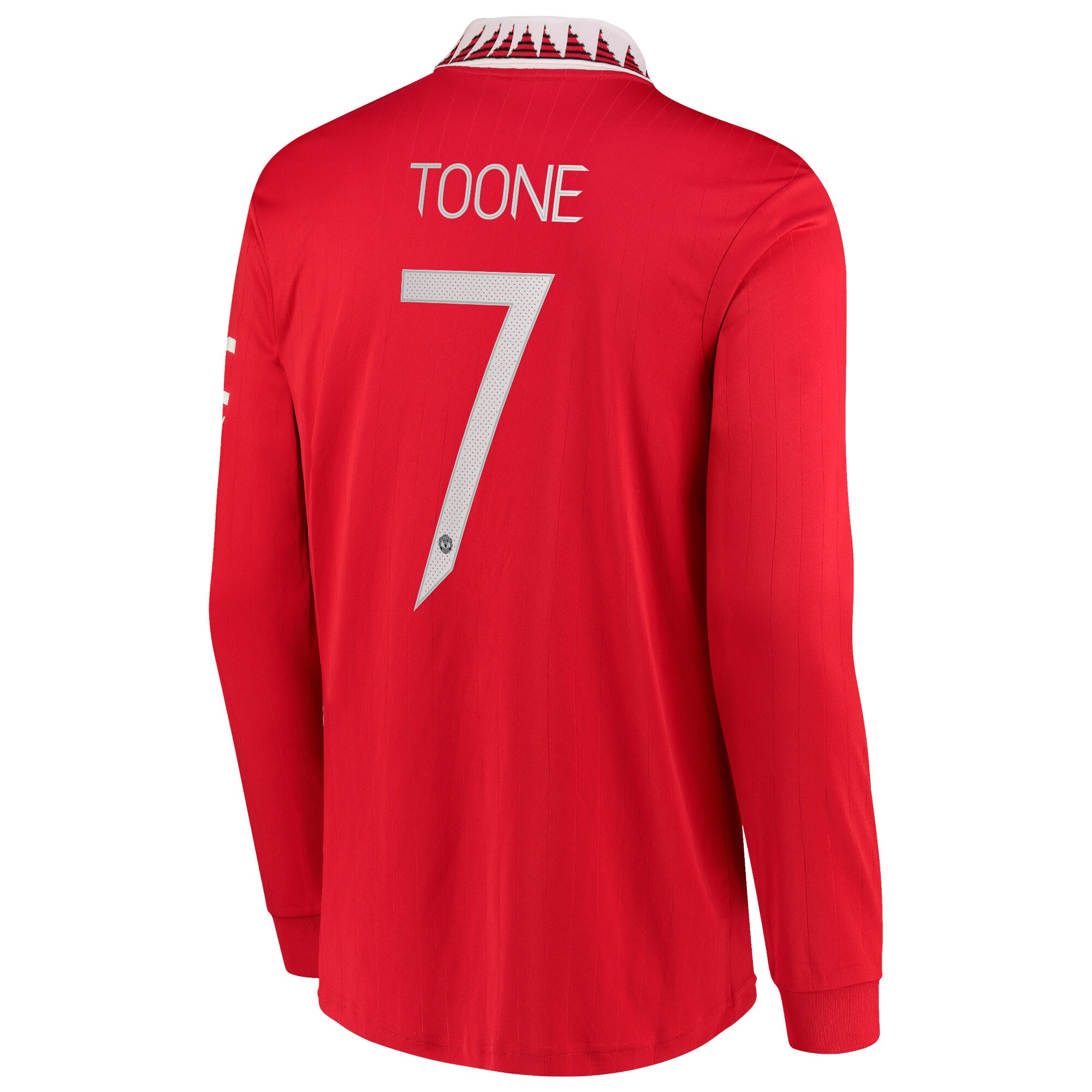Manchester United Cup Home Shirt 2022-23 - Long Sleeve with Toone 7 printing