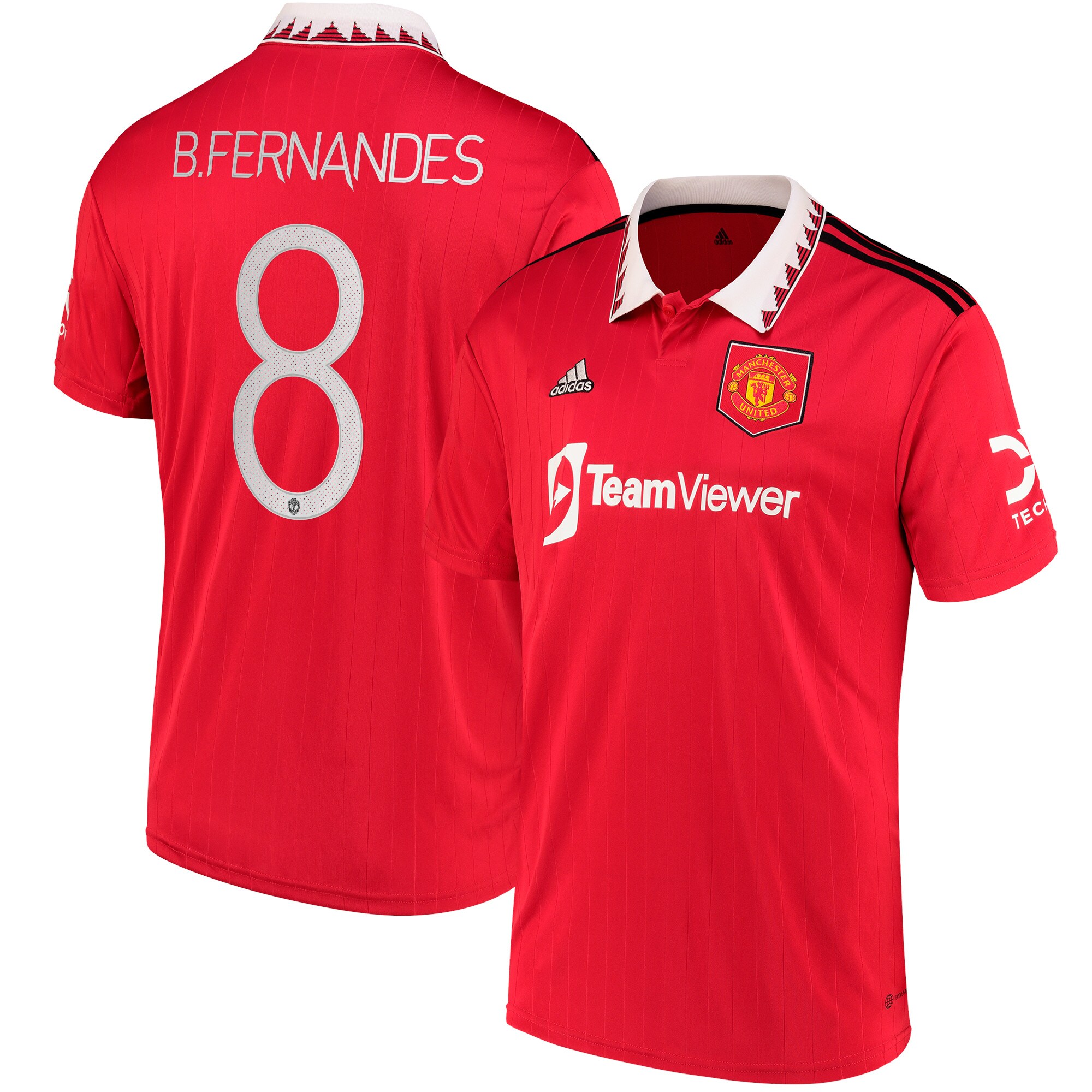 Manchester United Cup Home Shirt 2022-23 with B.Fernandes 8 printing