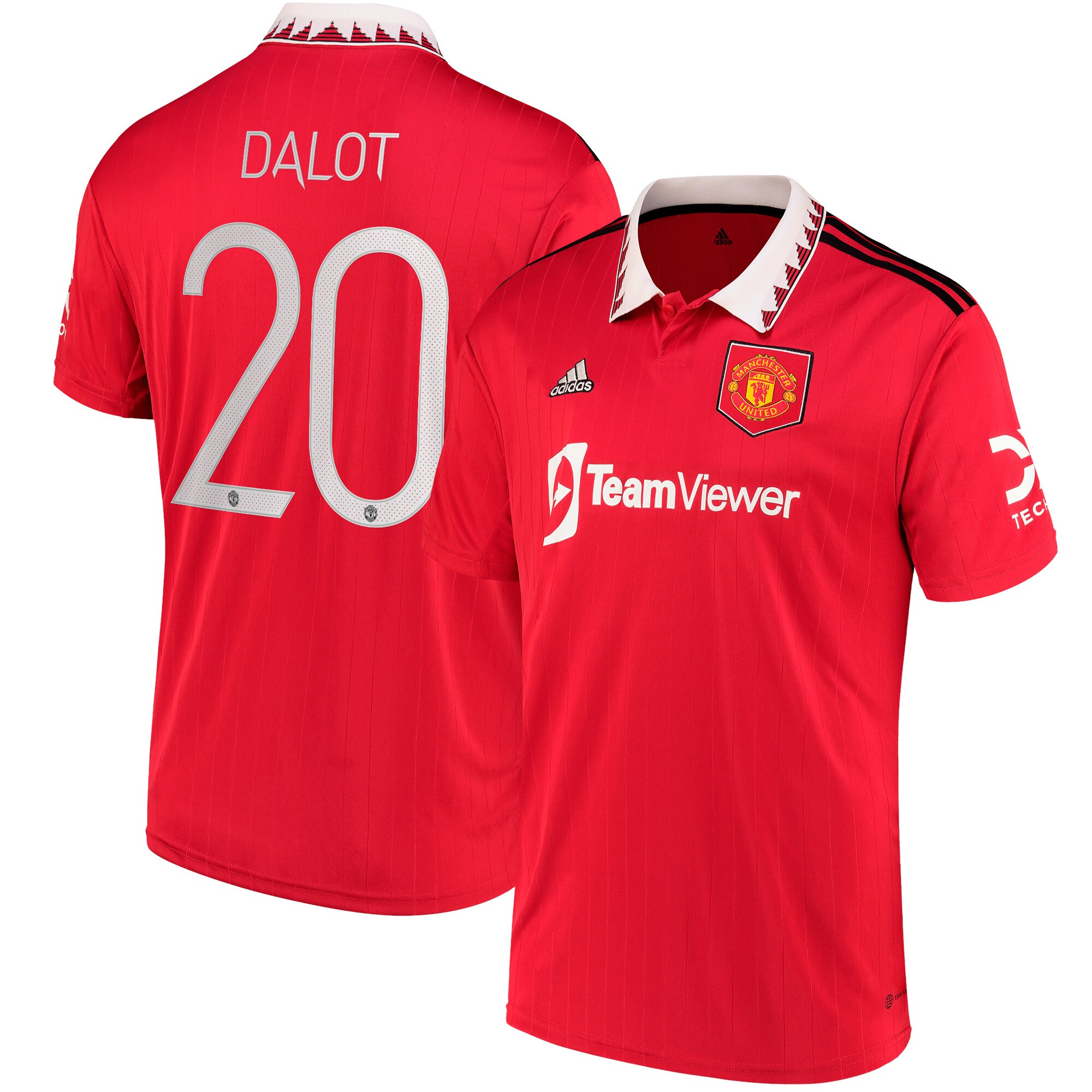 Manchester United Cup Home Shirt 2022-23 with Dalot 20 printing