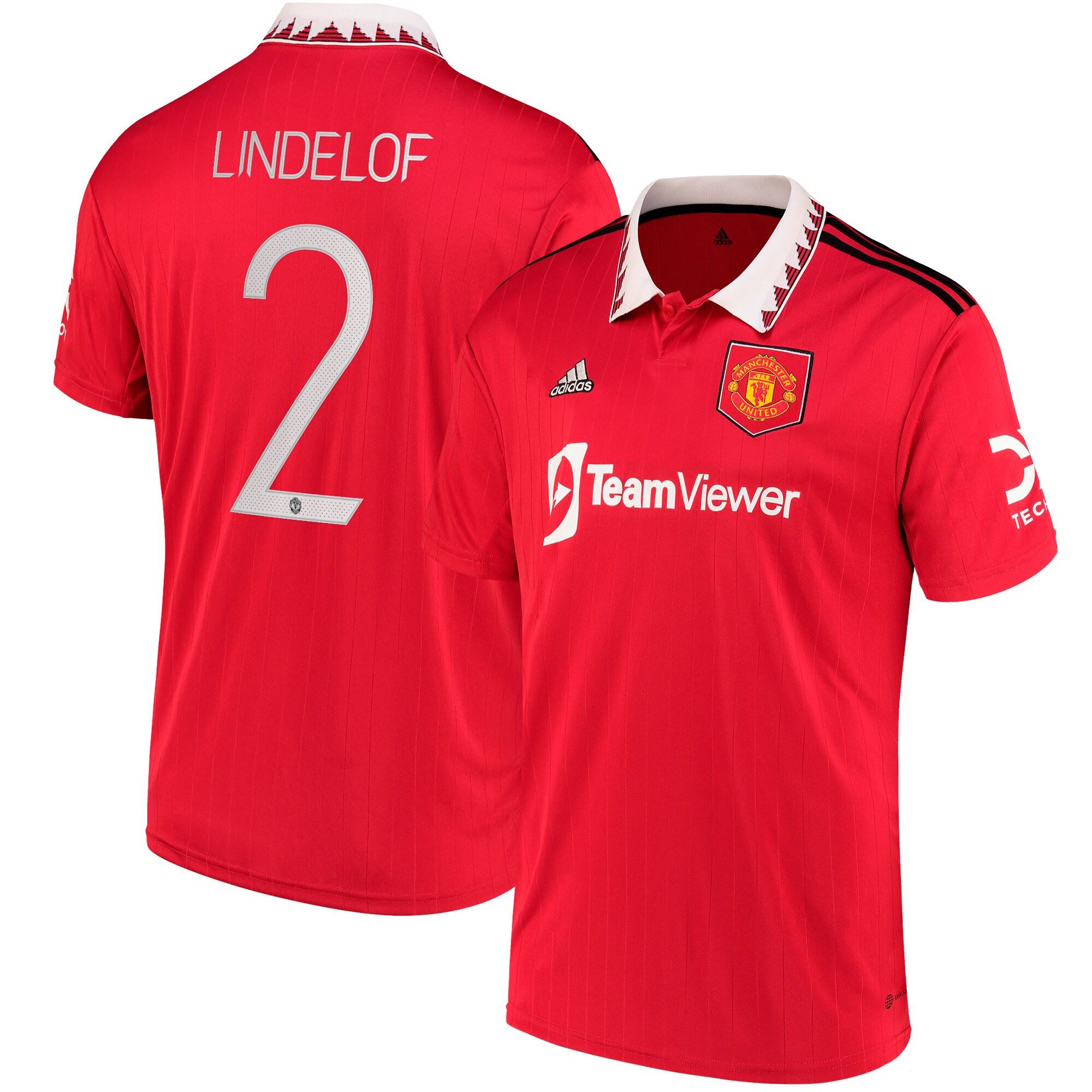 Manchester United Cup Home Shirt 2022-23 with Lindelof 2 printing