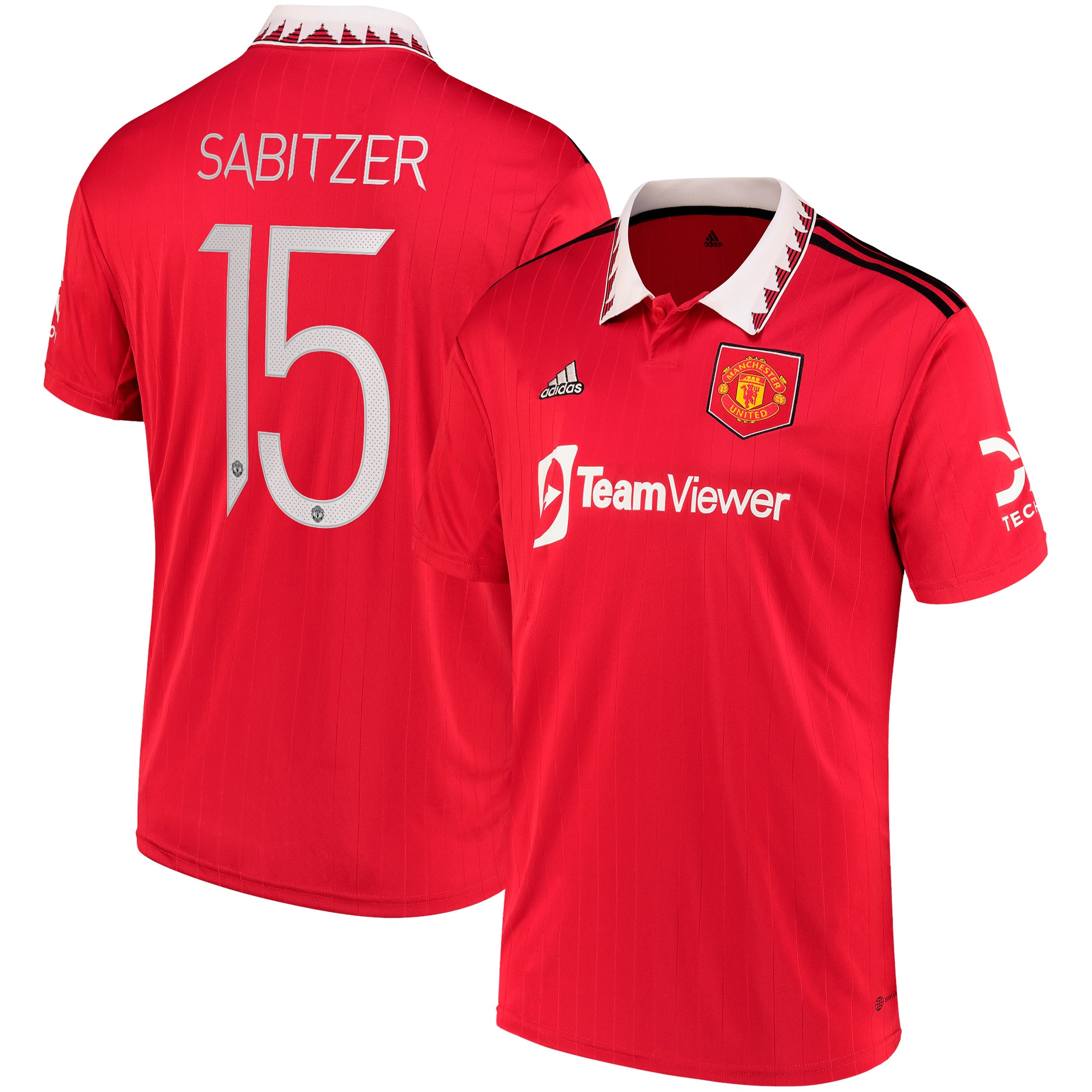Manchester United Cup Home Shirt 2022-23 with Sabitzer 15 printing