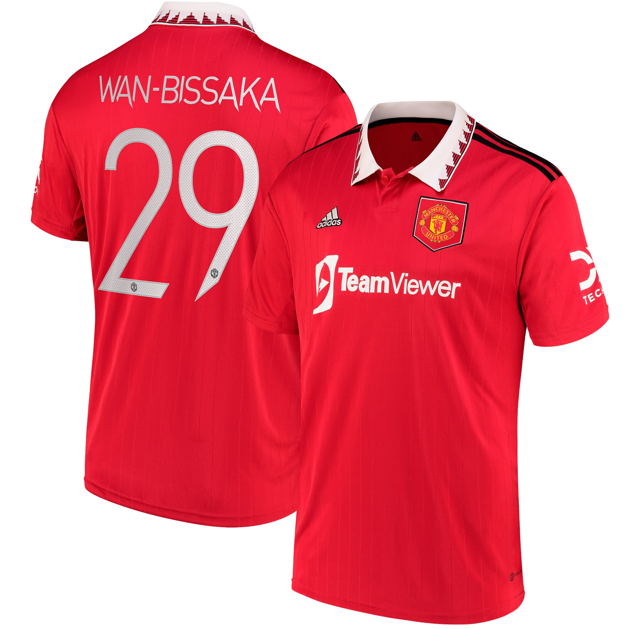 Manchester United Cup Home Shirt 2022-23 with Wan-Bissaka 29 printing