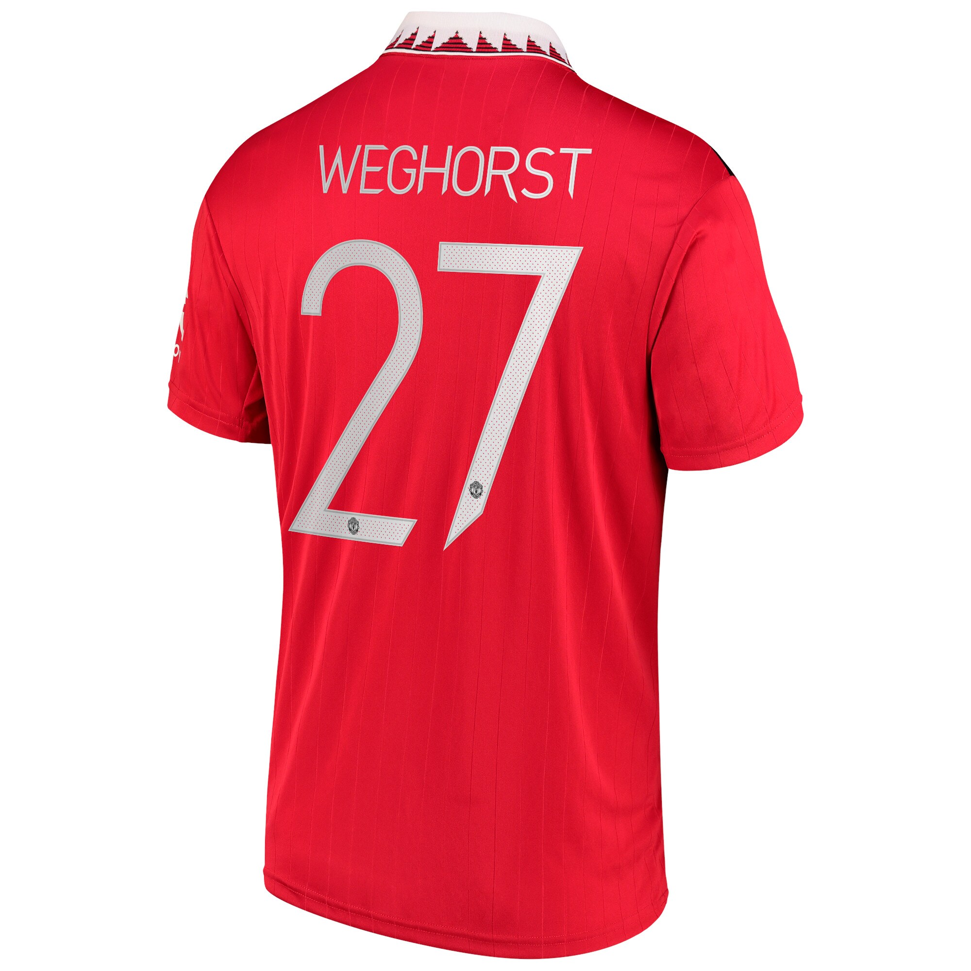 Manchester United Cup Home Shirt 2022-23 with Weghorst 27 printing