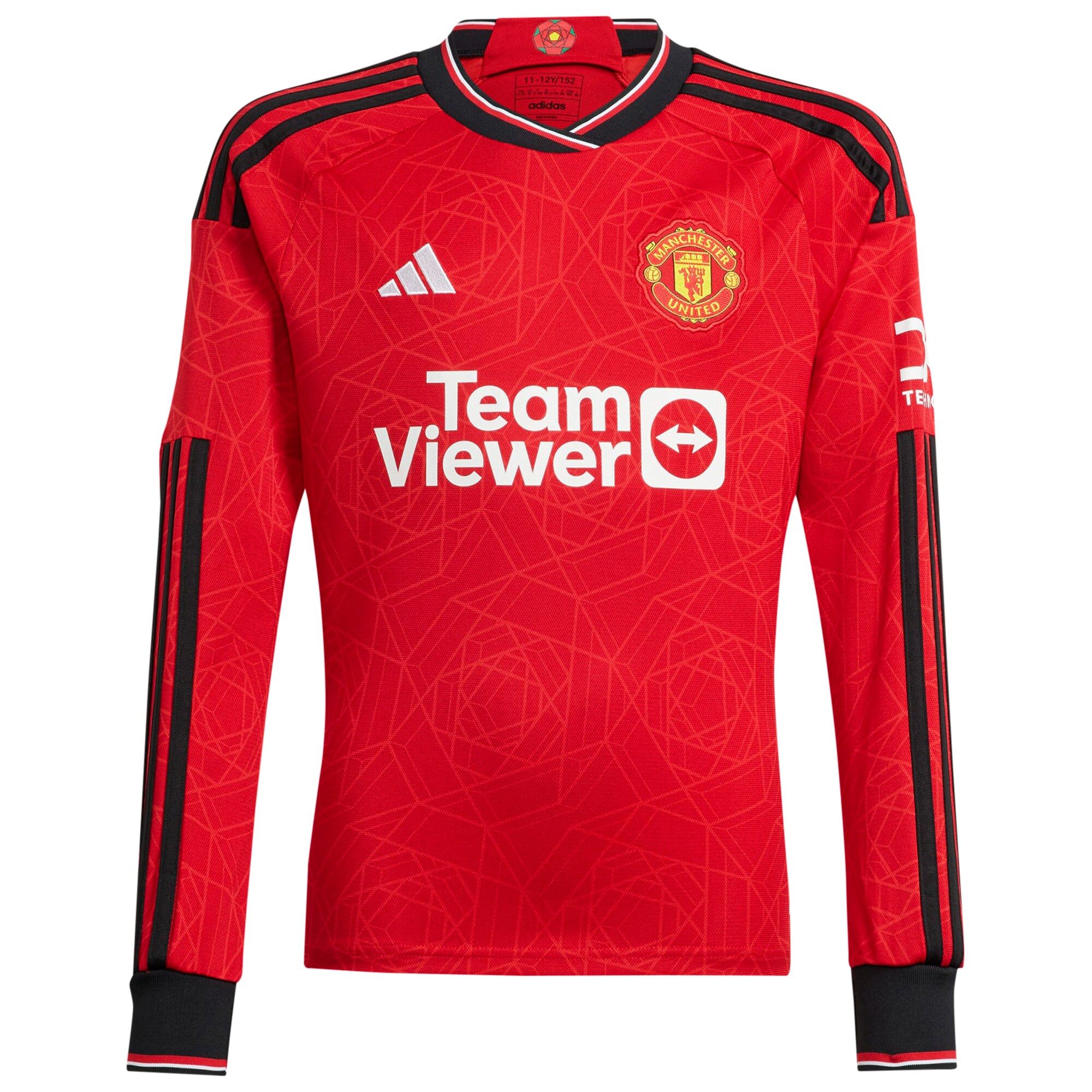 Manchester United Cup Home Shirt 2023-24 Long Sleeve with B.Fernandes 8 printing