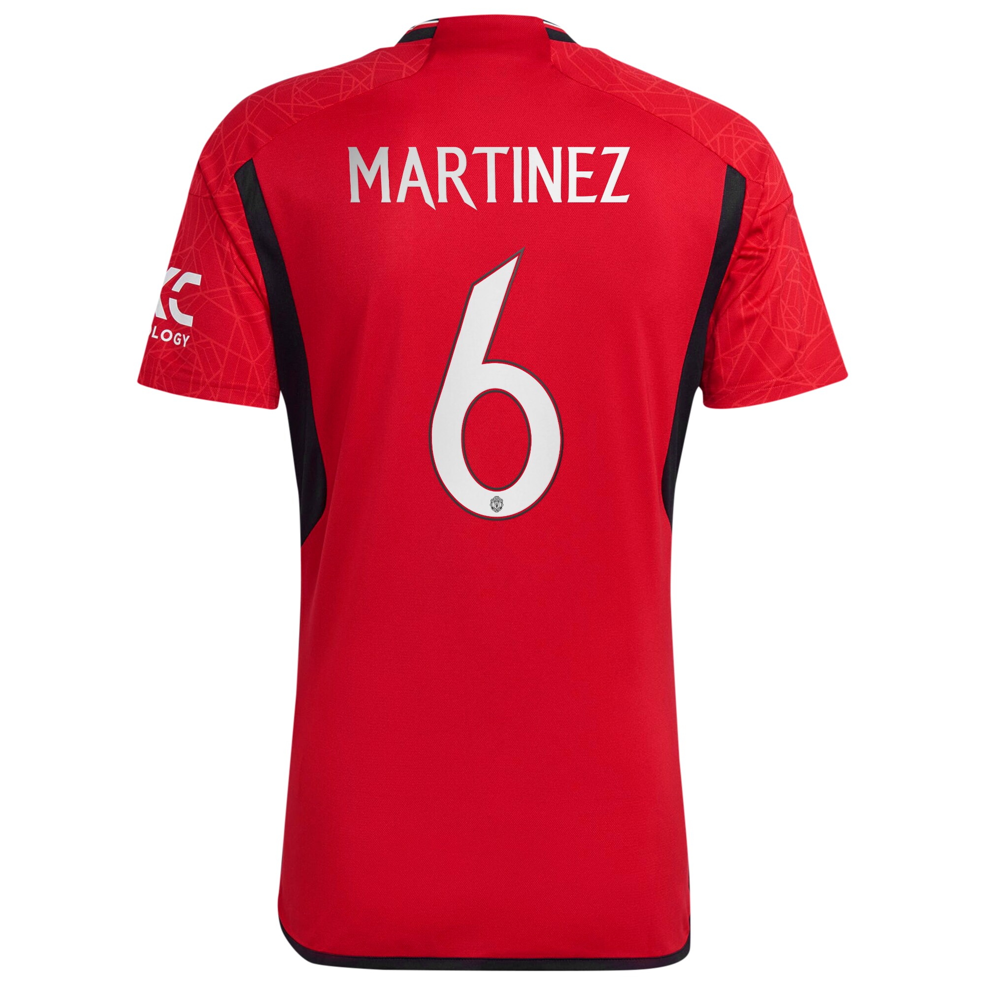 Manchester United Cup Home Shirt 2023-24 with Martinez 6 printing