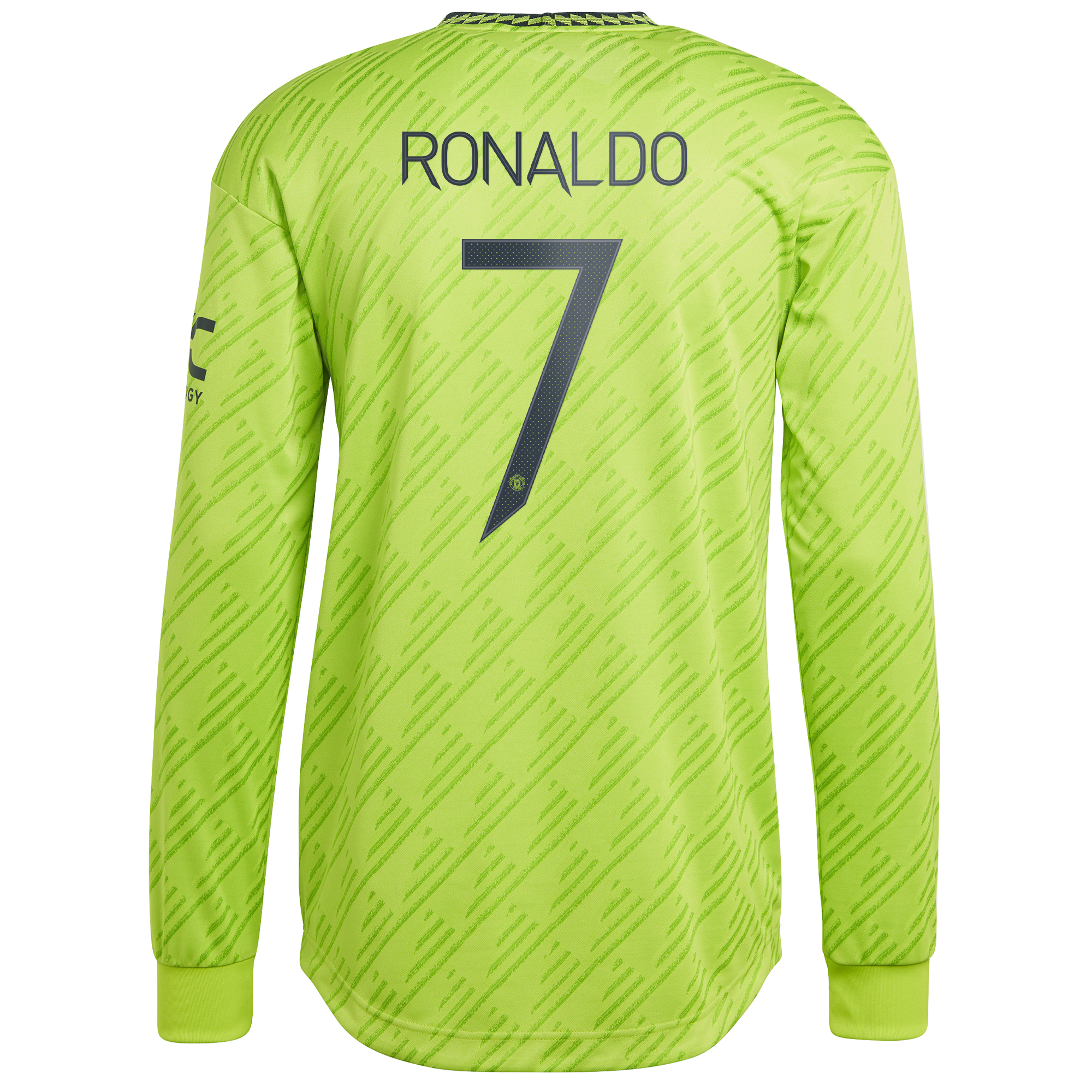 Manchester United Cup Third Authentic Shirt 2022-23 - Long Sleeve with Ronaldo 7 printing