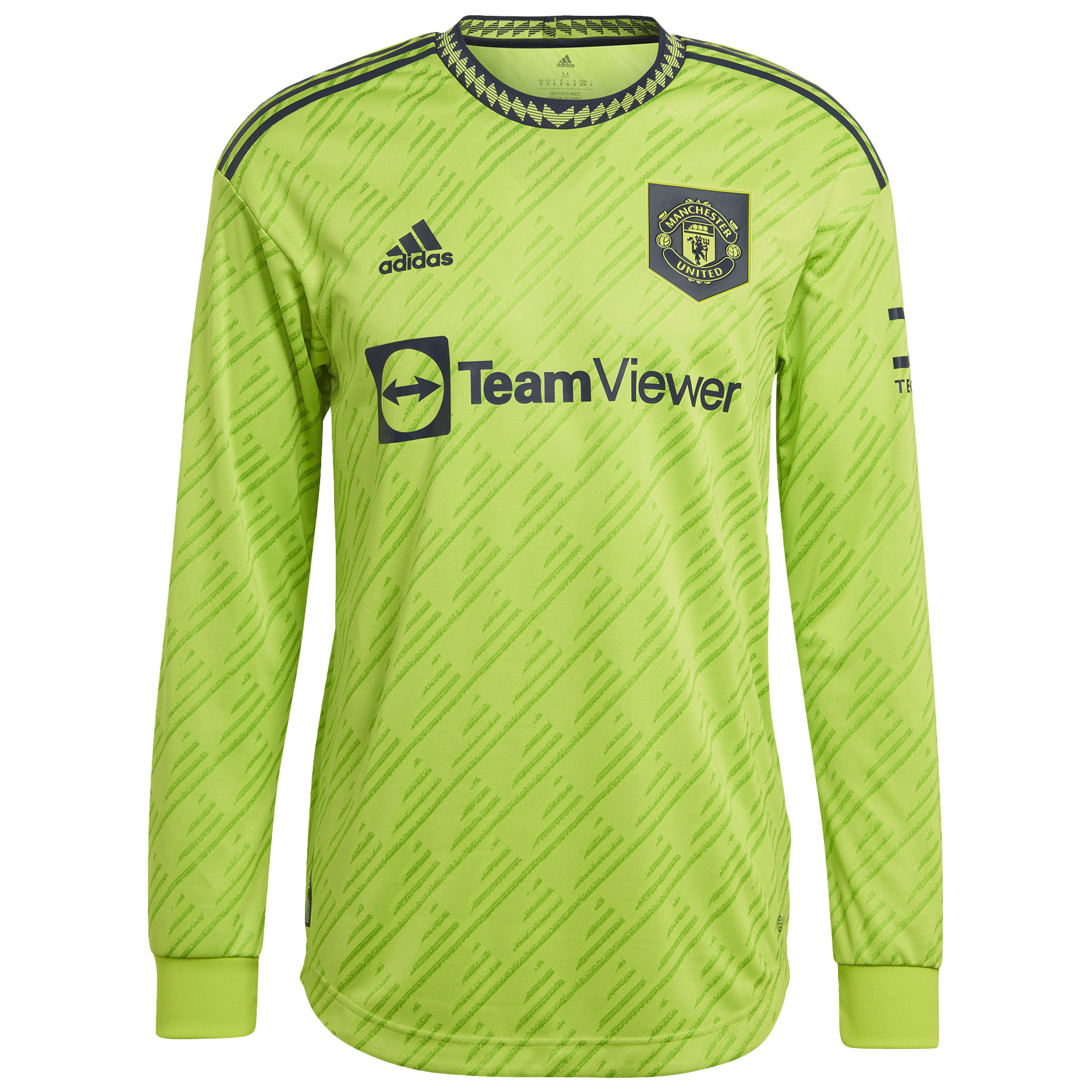 Manchester United Cup Third Authentic Shirt 2022-23 - Long Sleeve with Van De Beek 34 printing
