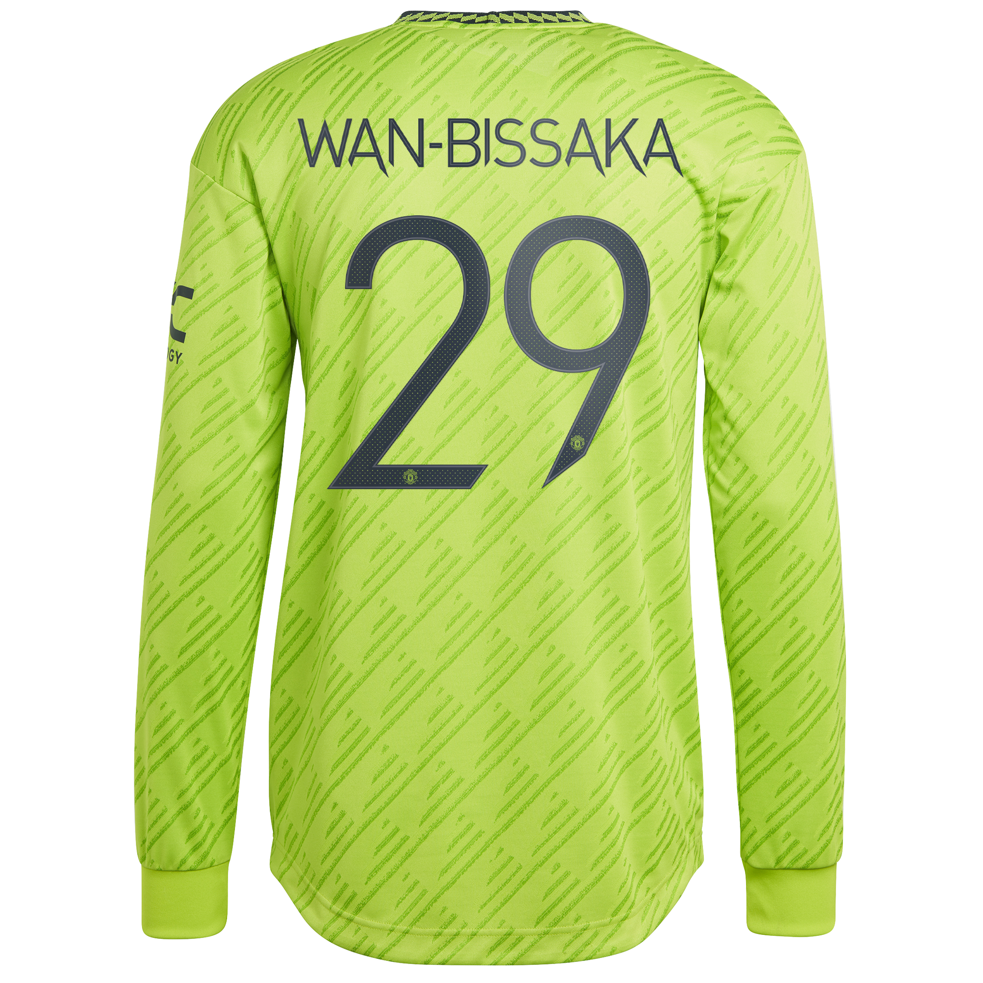 Manchester United Cup Third Authentic Shirt 2022-23 - Long Sleeve with Wan-Bissaka 29 printing