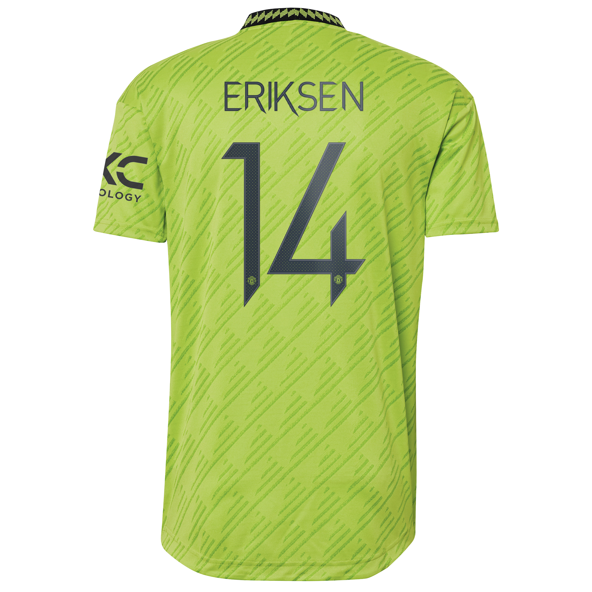 Manchester United Cup Third Authentic Shirt 2022-23 with Eriksen 14 printing