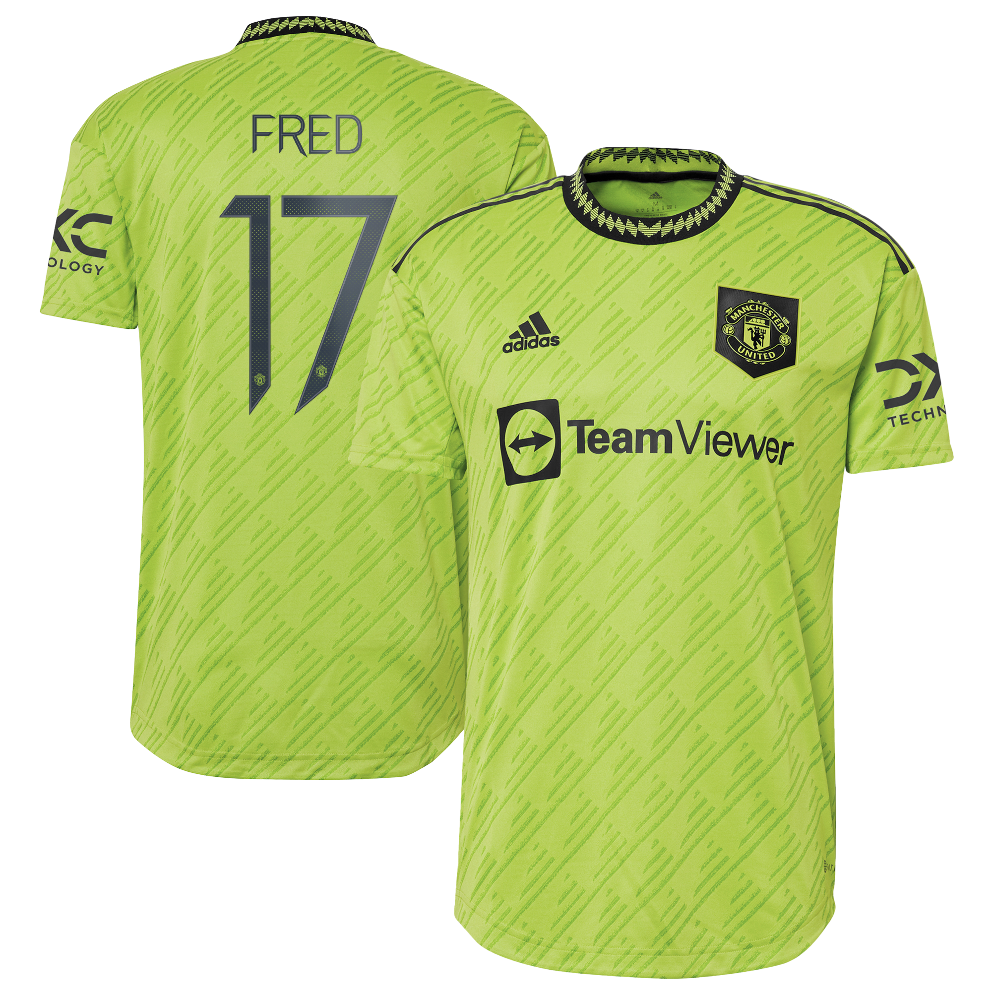 Manchester United Cup Third Authentic Shirt 2022-23 with Fred 17 printing