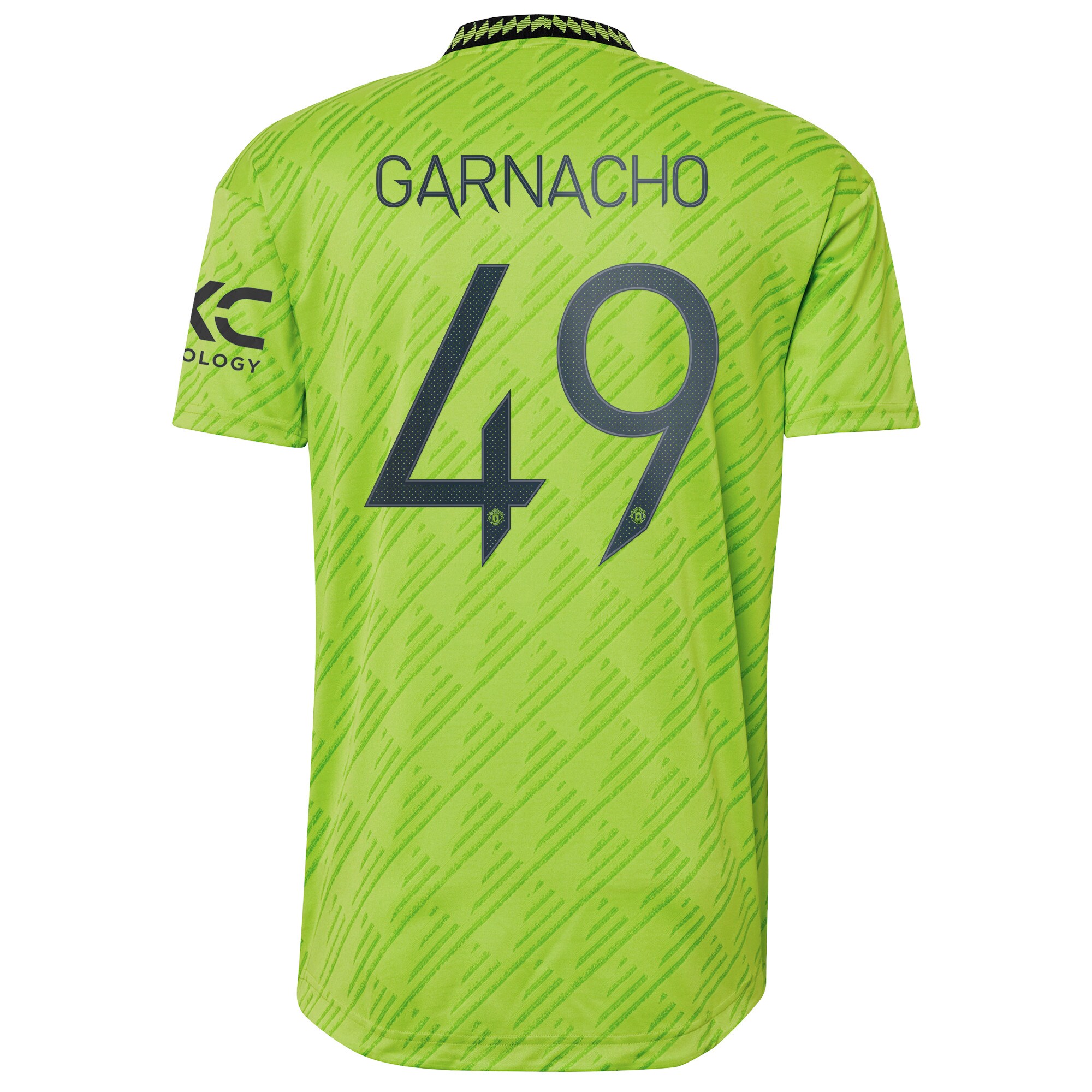 Manchester United Cup Third Authentic Shirt 2022-23 with Garnacho 49 printing
