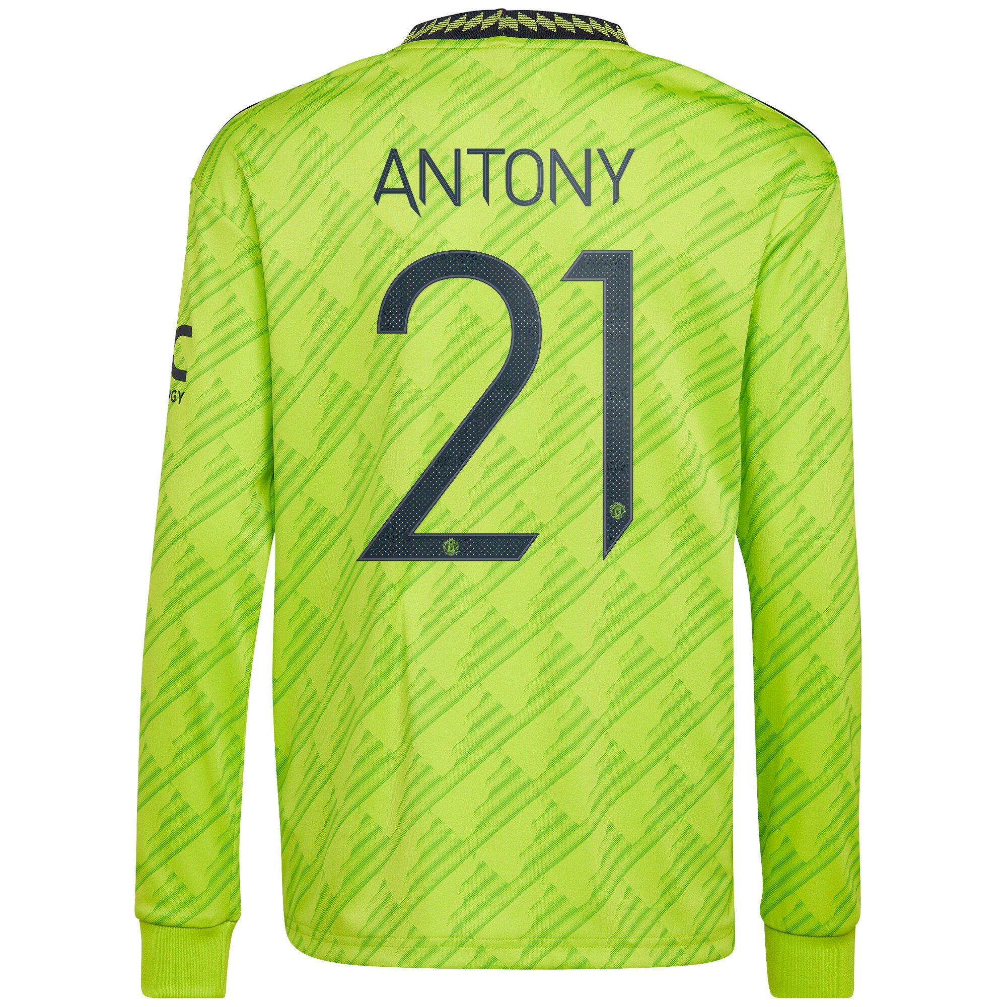 Manchester United Cup Third Shirt 2022-23 - Long Sleeve with Antony 21 printing