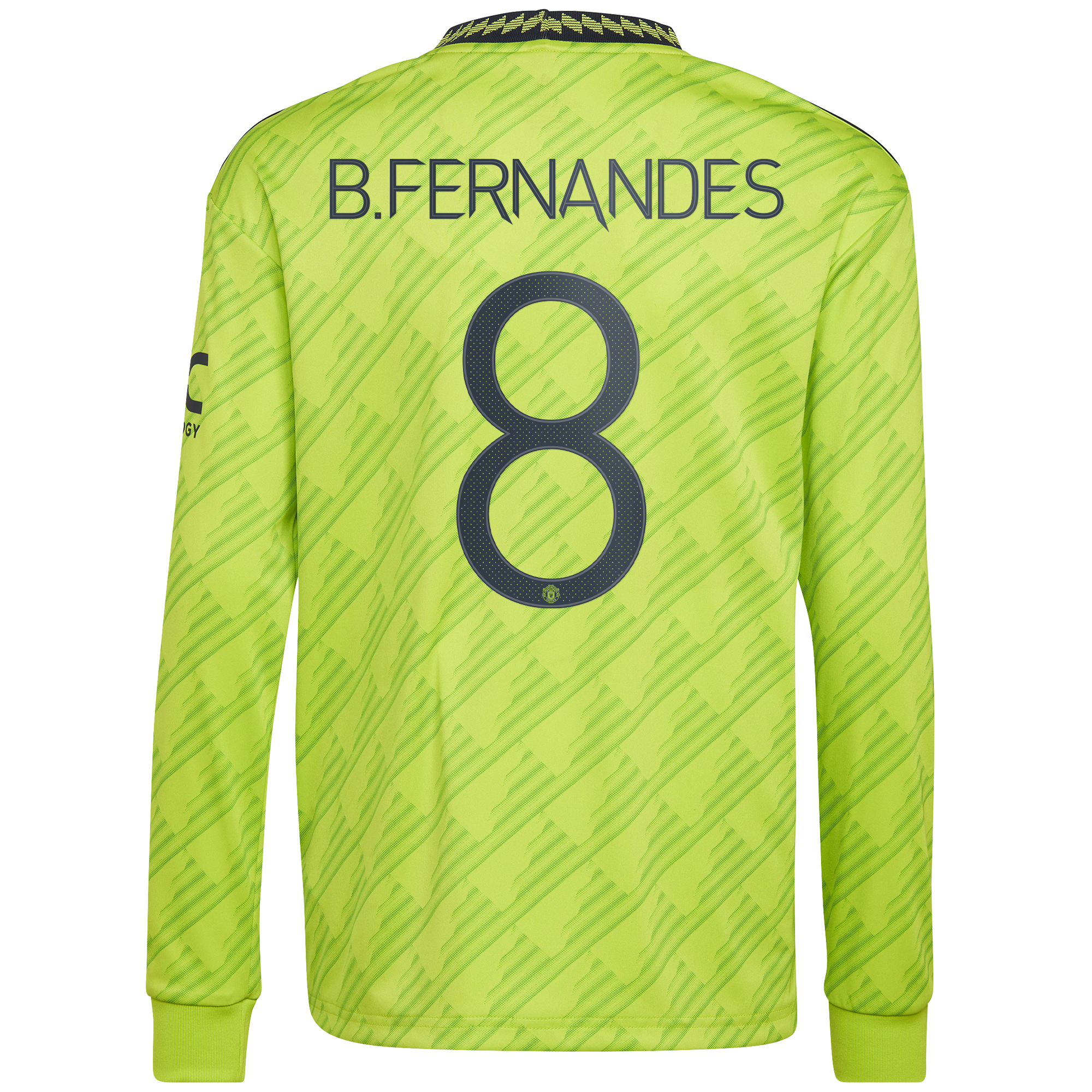 Manchester United Cup Third Shirt 2022-23 - Long Sleeve with B.Fernandes 8 printing
