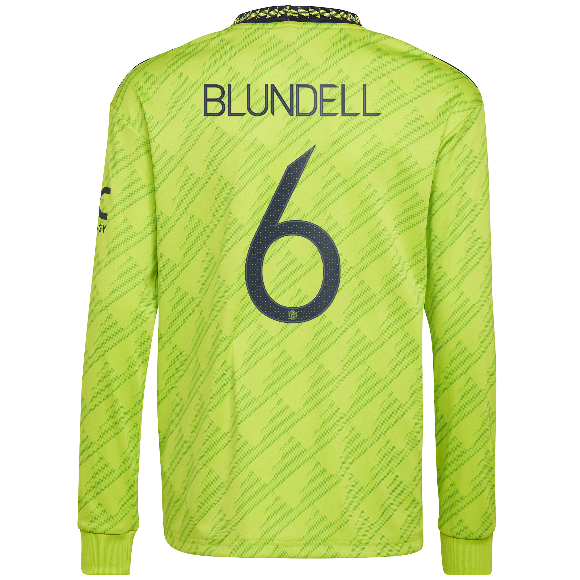 Manchester United Cup Third Shirt 2022-23 - Long Sleeve with Blundell 6 printing