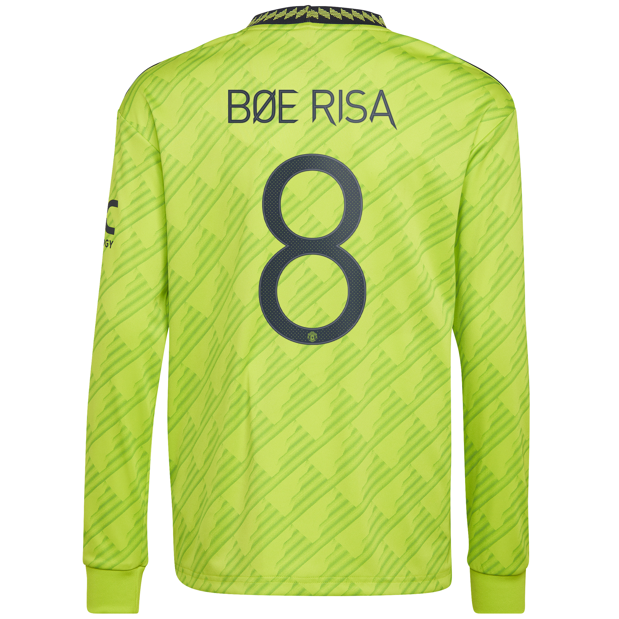Manchester United Cup Third Shirt 2022-23 - Long Sleeve with Bøe Risa 8 printing