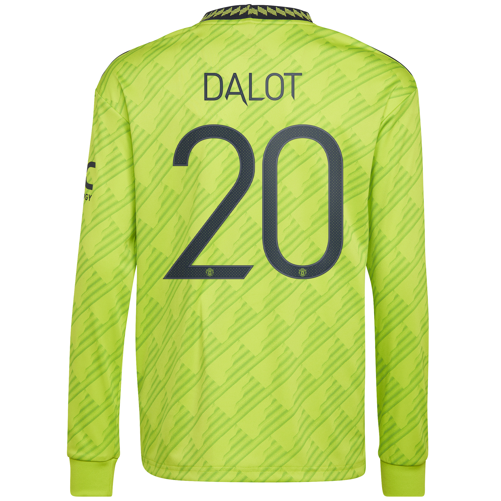 Manchester United Cup Third Shirt 2022-23 - Long Sleeve with Dalot 20 printing